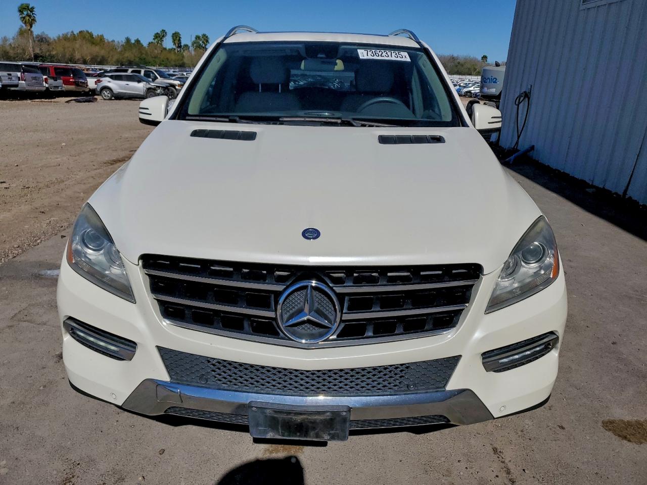 2012 Mercedes-benz Ml 350 4matic White vin: 4JGDA5HB5CA032079