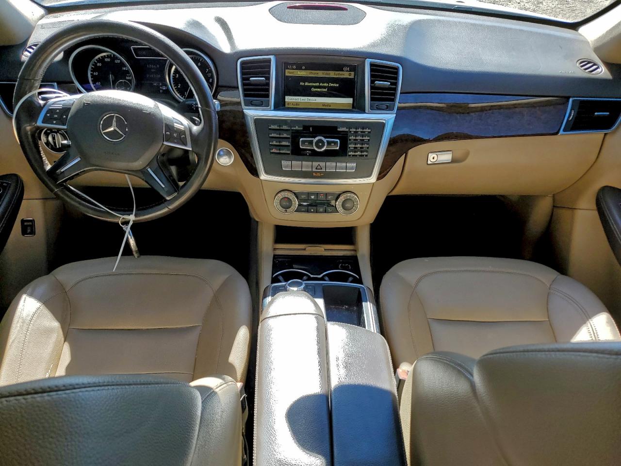 2012 Mercedes-benz Ml 350 4matic White vin: 4JGDA5HB5CA032079