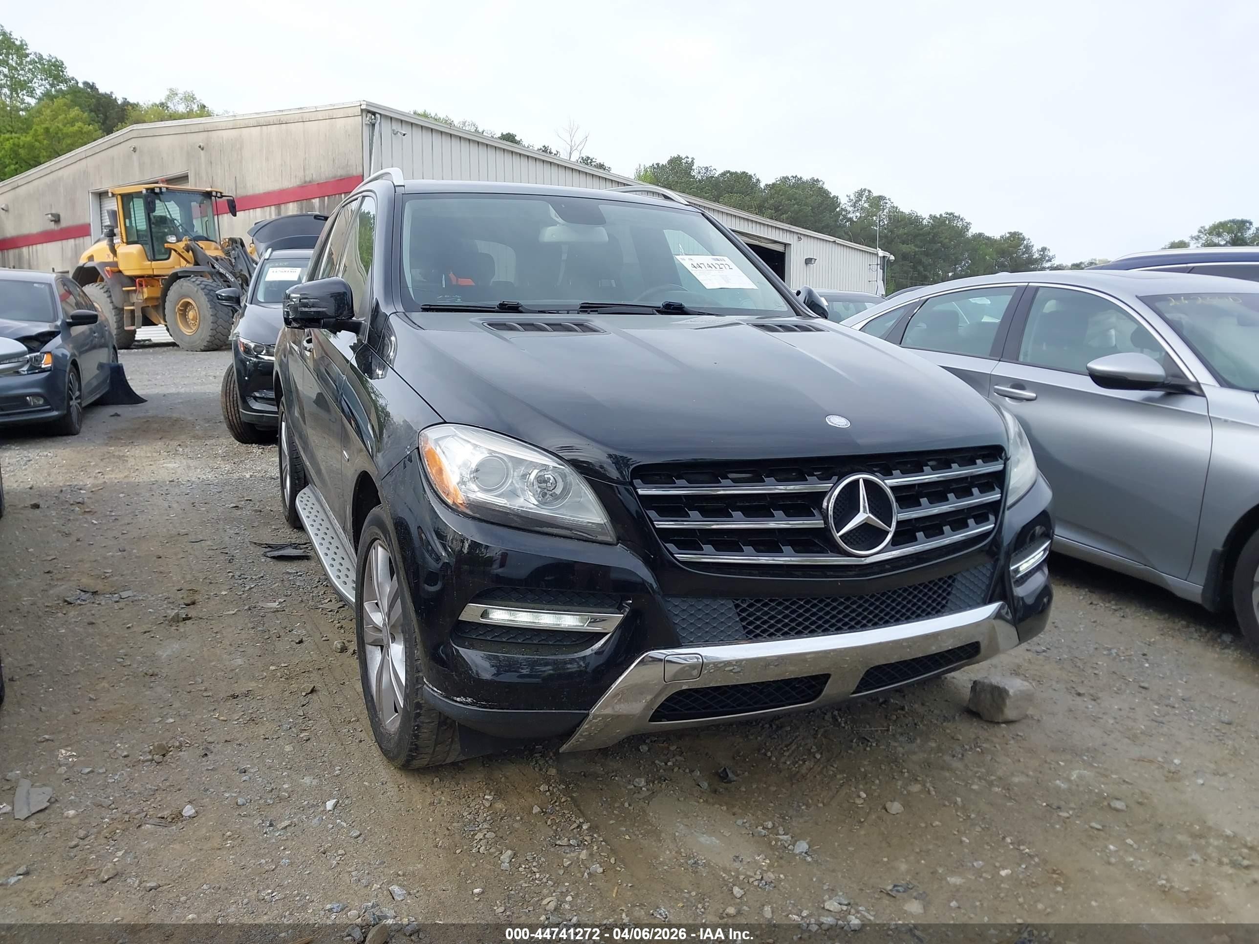 2012 Mercedes-benz Ml 350 4matic Black vin: 4JGDA5HB5CA042580