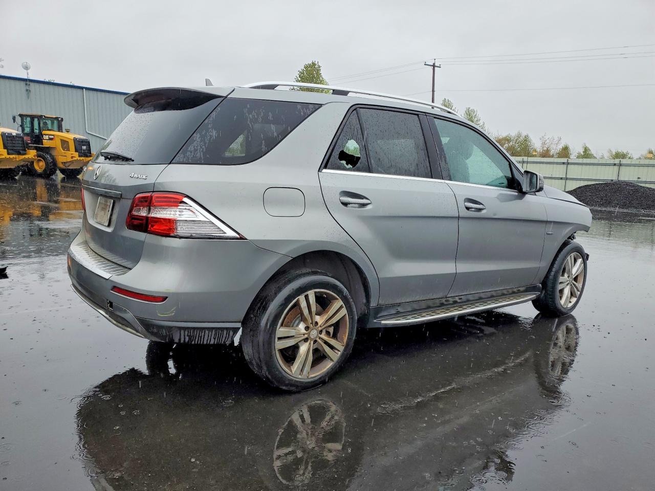 2012 Mercedes-benz Ml 350 4matic Серебряный vin: 4JGDA5HB5CA051019