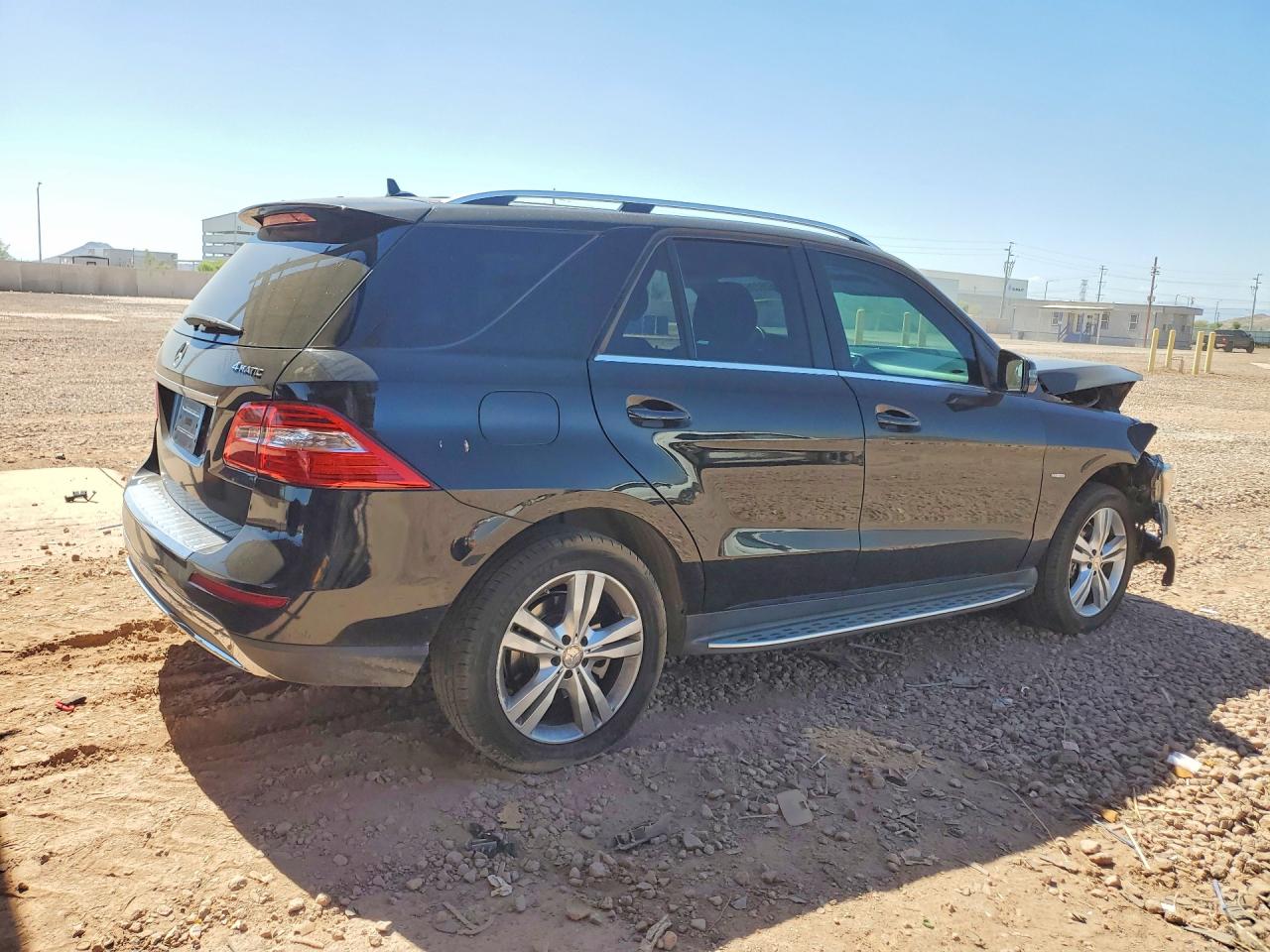 2012 Mercedes-benz Ml 350 4matic Black vin: 4JGDA5HB5CA067205