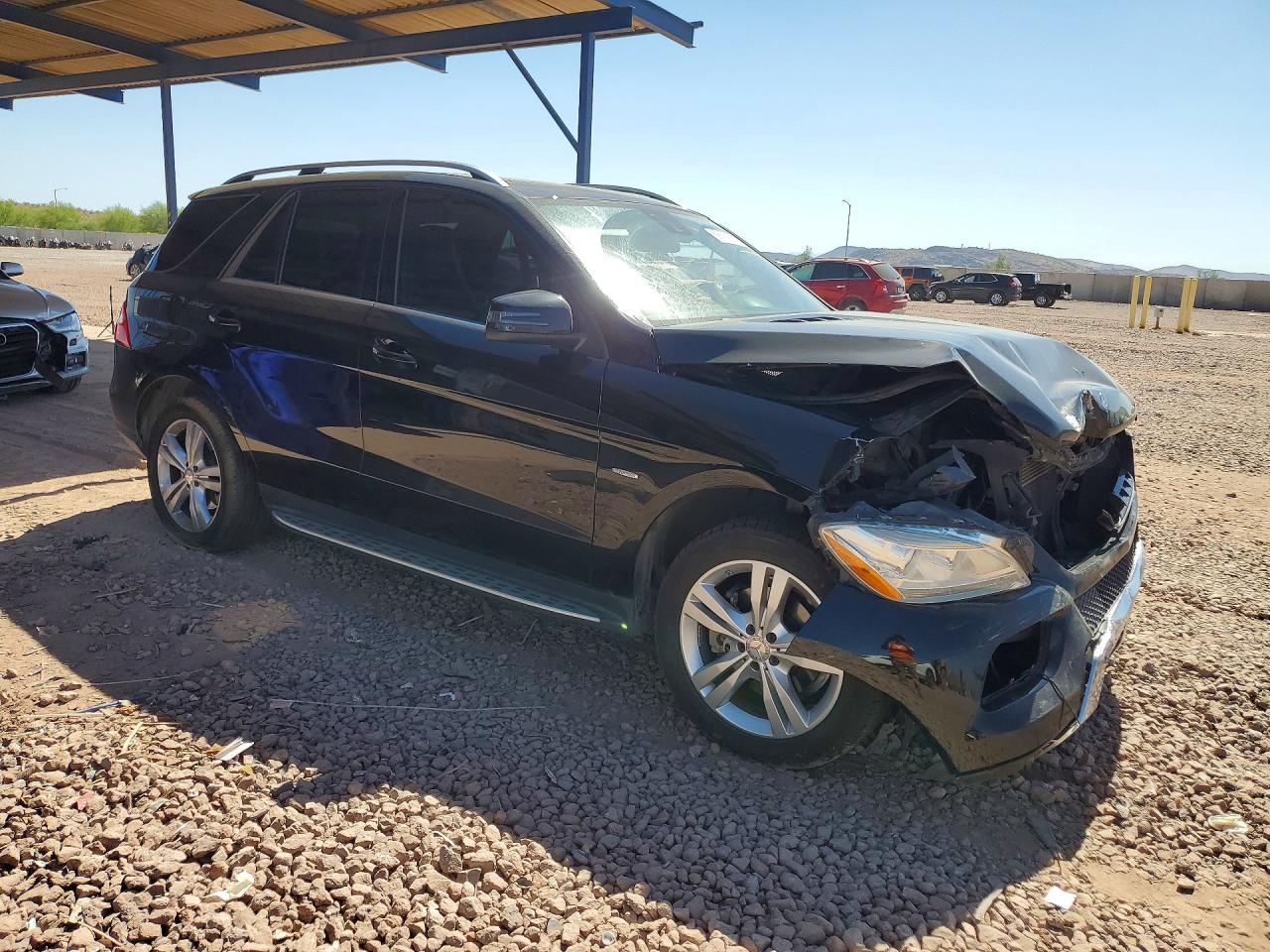 2012 Mercedes-benz Ml 350 4matic Black vin: 4JGDA5HB5CA067205