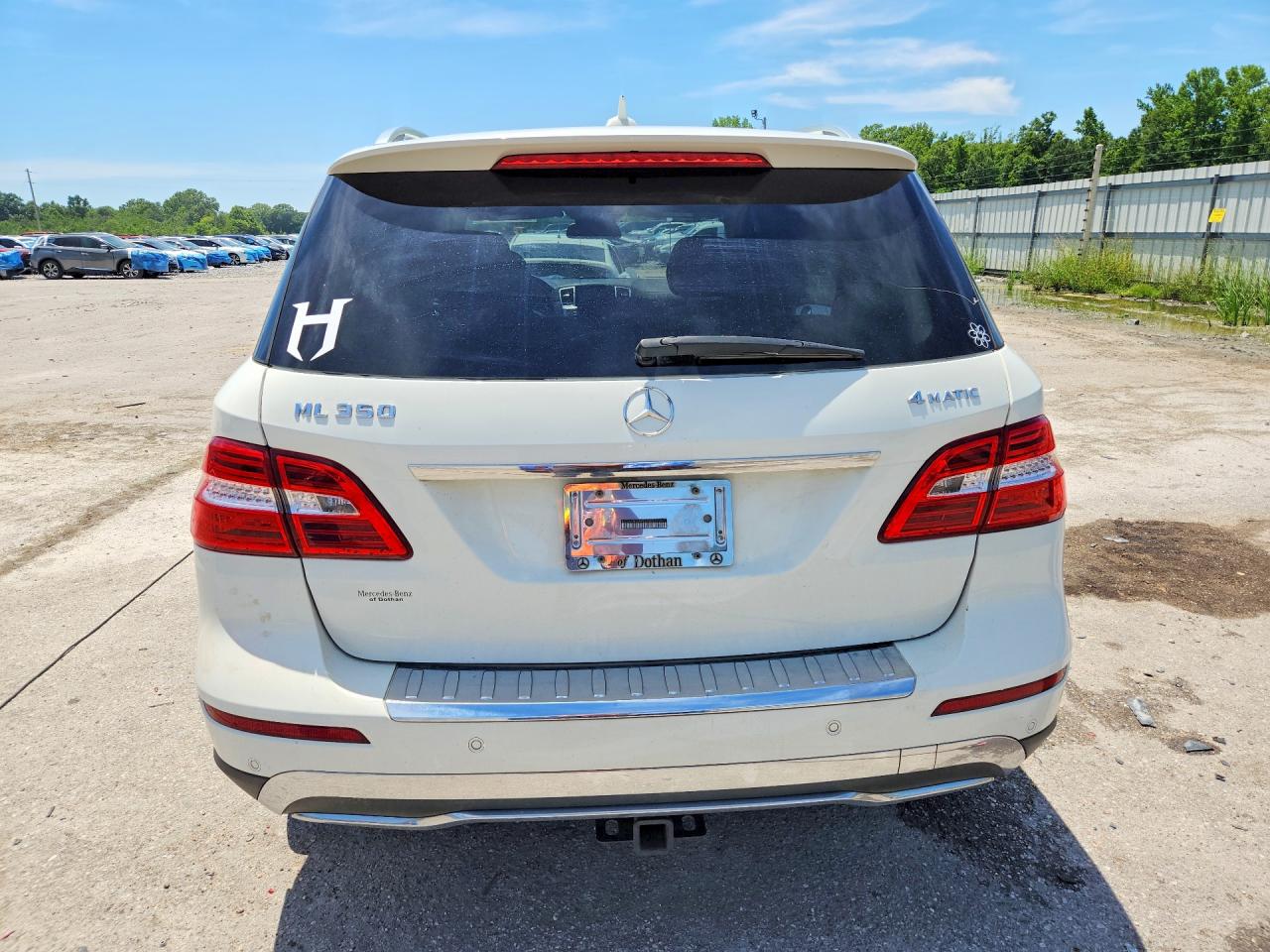 2012 Mercedes-benz Ml 350 4matic White vin: 4JGDA5HB5CA081749