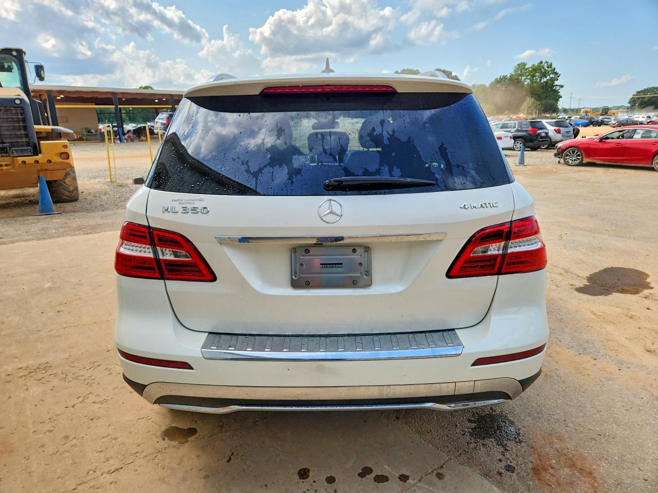 2013 Mercedes-benz Ml 350 4matic White vin: 4JGDA5HB5DA135262