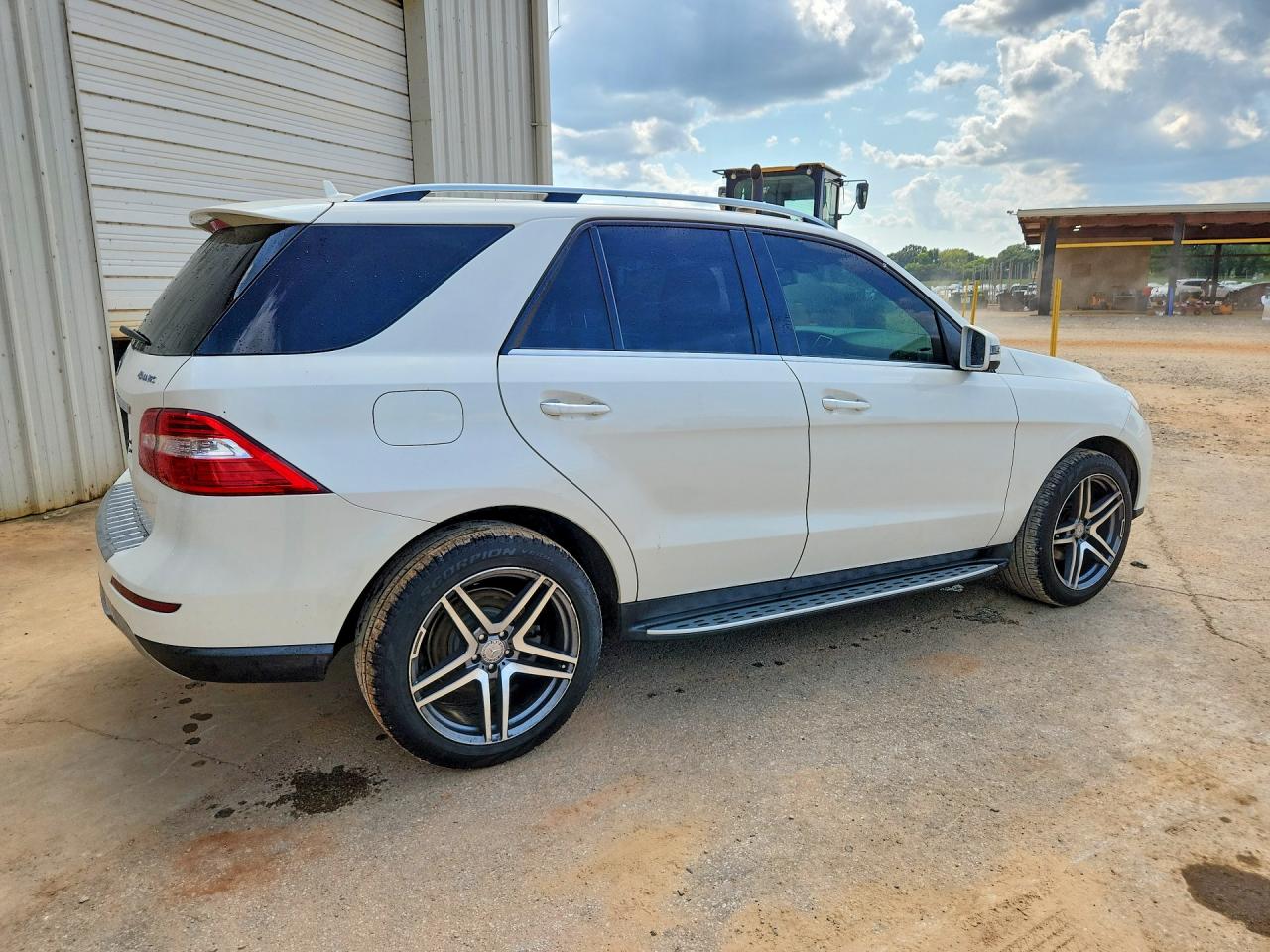 2013 Mercedes-benz Ml 350 4matic White vin: 4JGDA5HB5DA135262