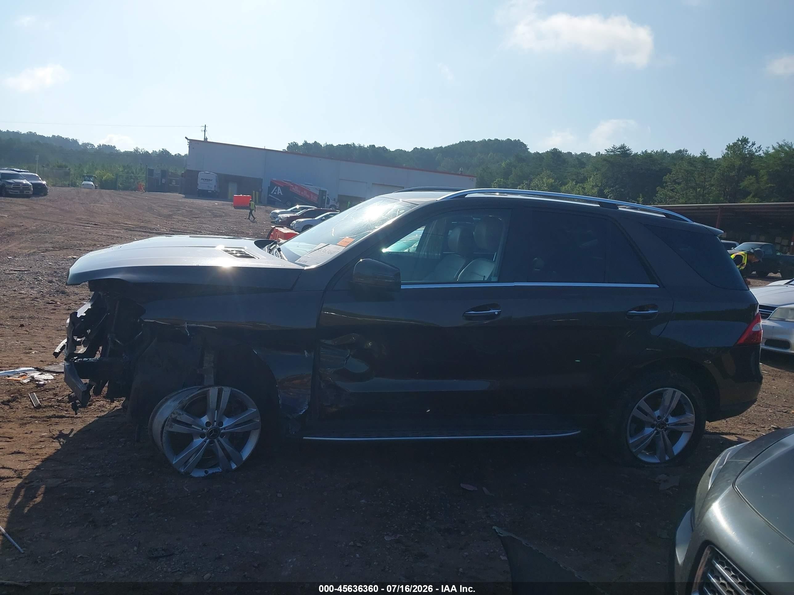 2013 Mercedes-benz Ml 350 4matic Brown vin: 4JGDA5HB5DA171341