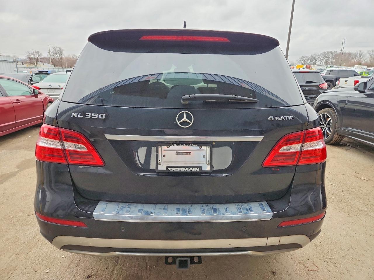 2013 Mercedes-benz Ml 350 4matic Black vin: 4JGDA5HB5DA207447