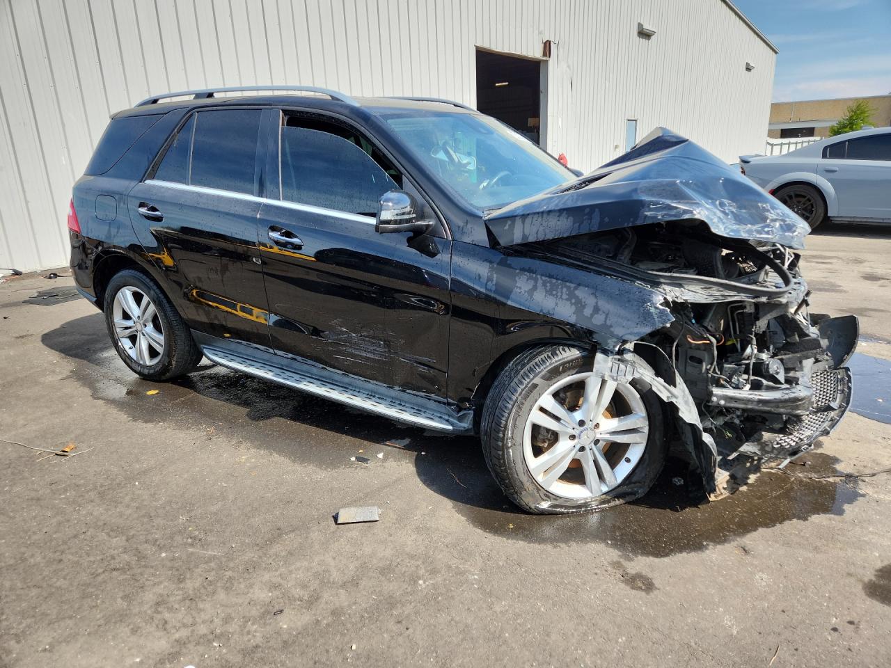 2013 Mercedes-benz Ml 350 4matic Черный vin: 4JGDA5HB5DA232042 Damage: Right Rear Door, Dent(S) W/ Paint Dmg, 1/2 To 1 Inch