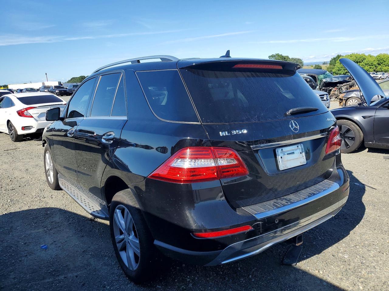 2013 Mercedes-benz Ml 350 4matic Черный vin: 4JGDA5HB5DA254414