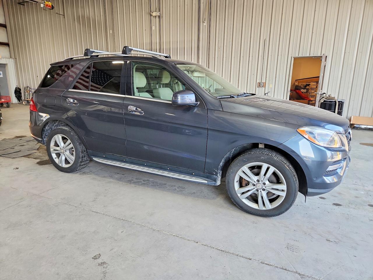 2013 Mercedes-benz Ml 350 4matic Gray vin: 4JGDA5HB5DA260245