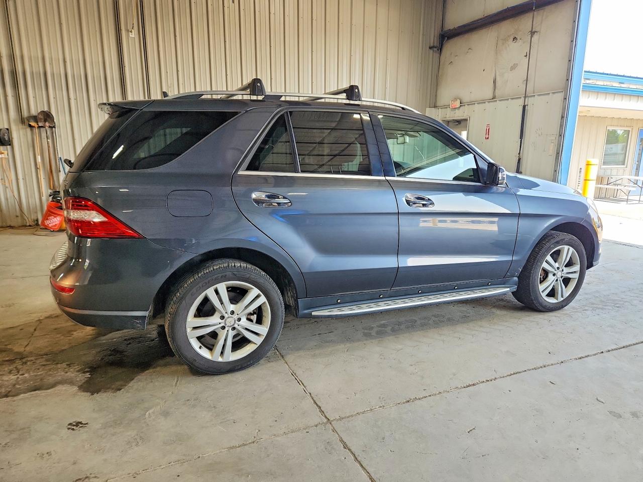 2013 Mercedes-benz Ml 350 4matic Gray vin: 4JGDA5HB5DA260245
