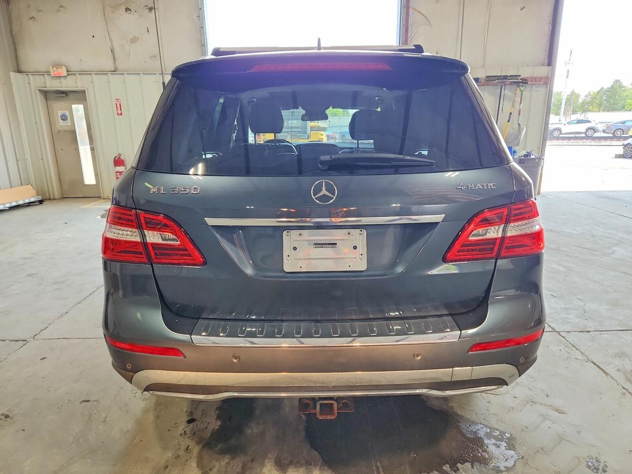 2013 Mercedes-benz Ml 350 4matic Gray vin: 4JGDA5HB5DA260245