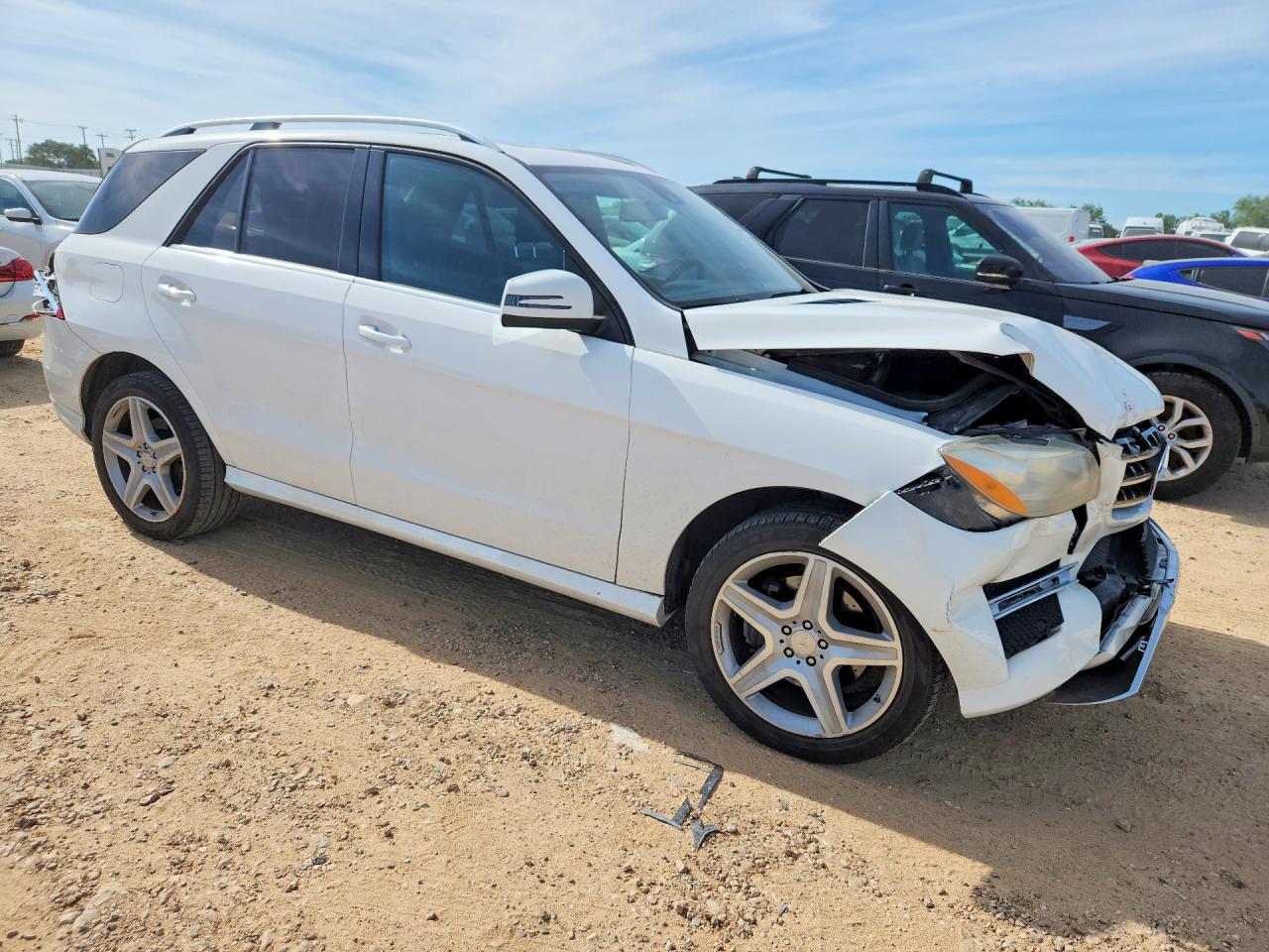 2014 Mercedes-benz Ml 350 4matic Белый vin: 4JGDA5HB5EA282747