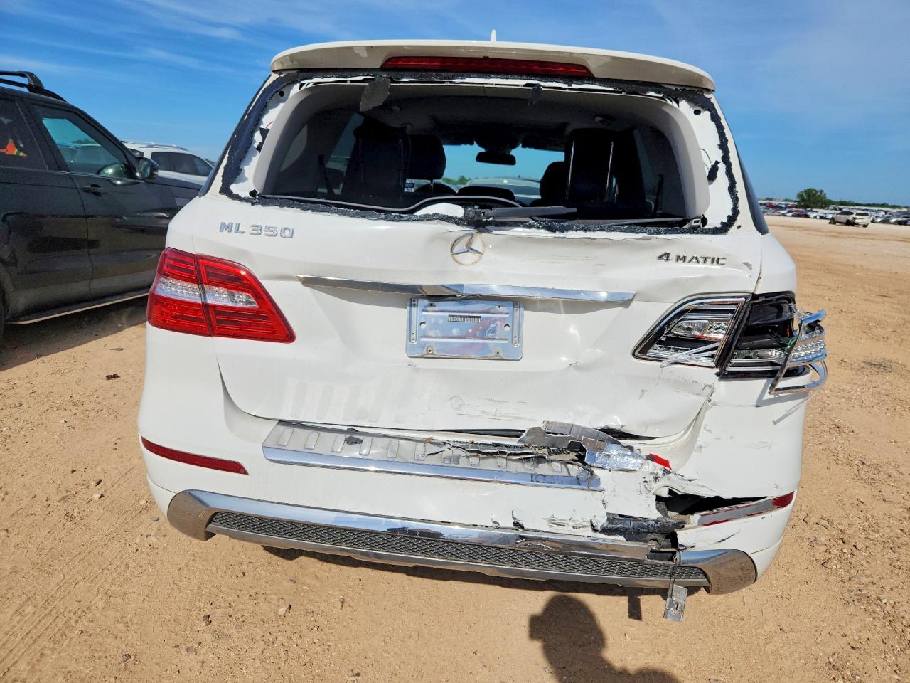 2014 Mercedes-benz Ml 350 4matic Белый vin: 4JGDA5HB5EA282747