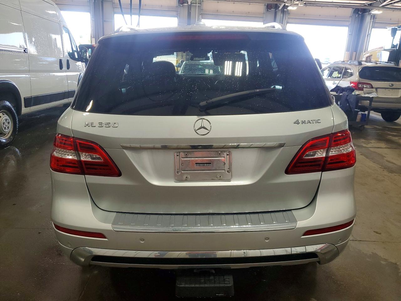 2014 Mercedes-benz Ml 350 4matic Silver vin: 4JGDA5HB5EA353199