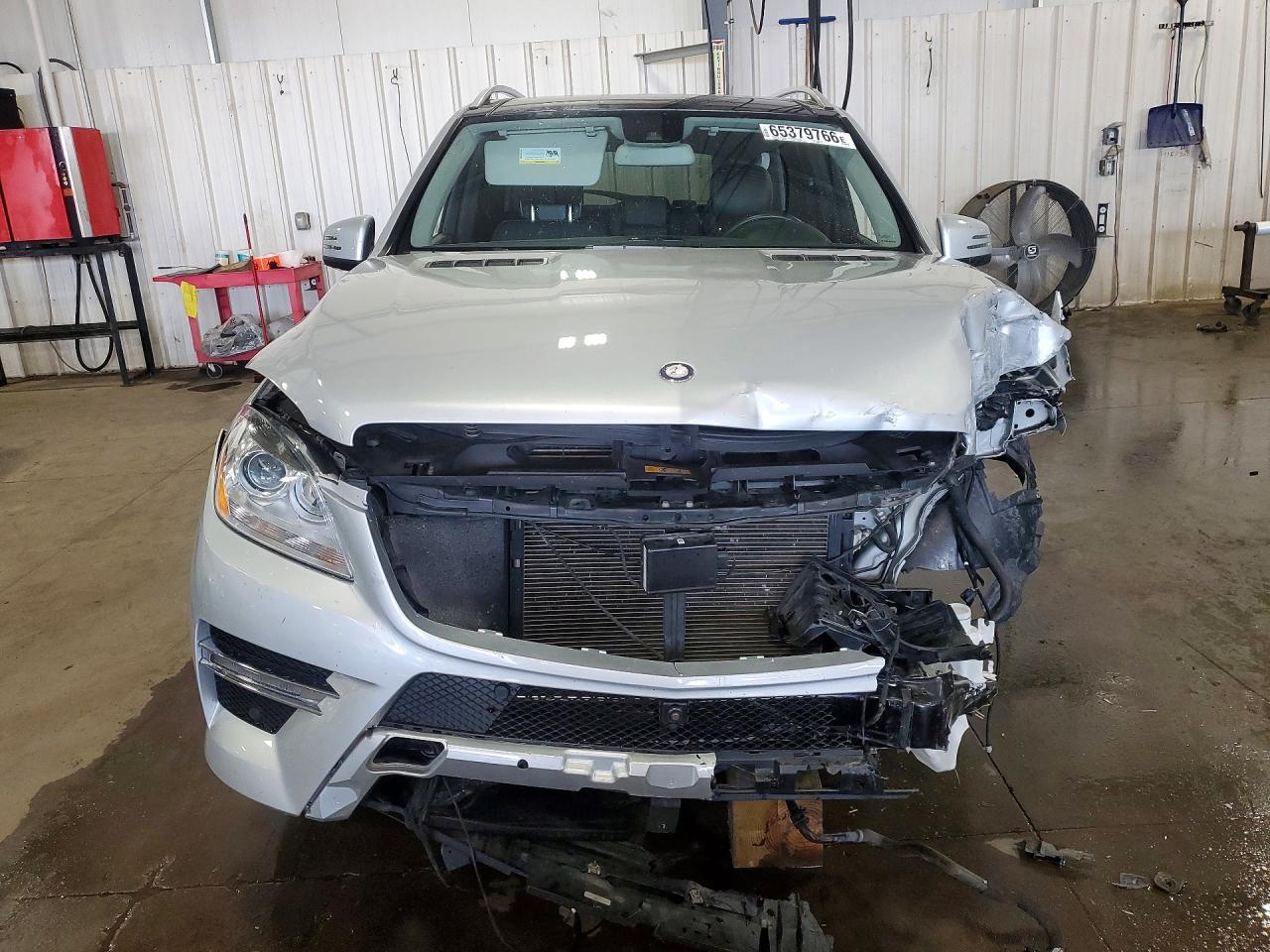 2014 Mercedes-benz Ml 350 4matic Silver vin: 4JGDA5HB5EA353199