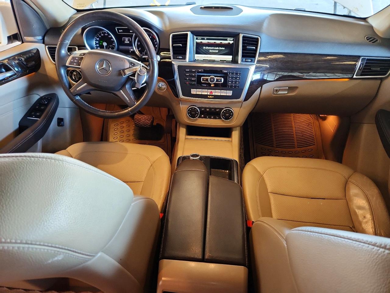 2014 Mercedes-benz Ml 350 4matic White vin: 4JGDA5HB5EA382346