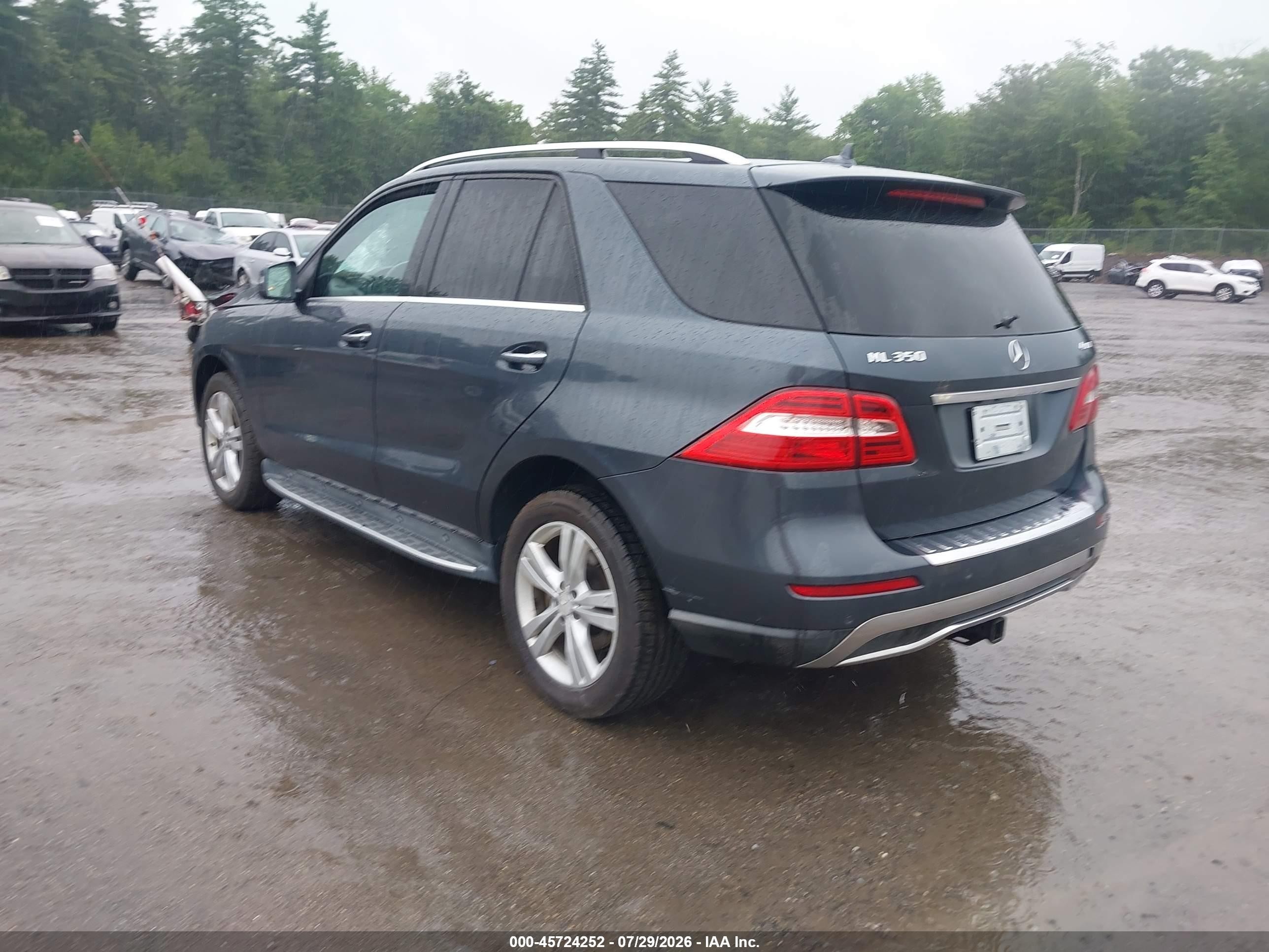 2014 Mercedes-benz Ml 350 4matic Black vin: 4JGDA5HB5EA420643