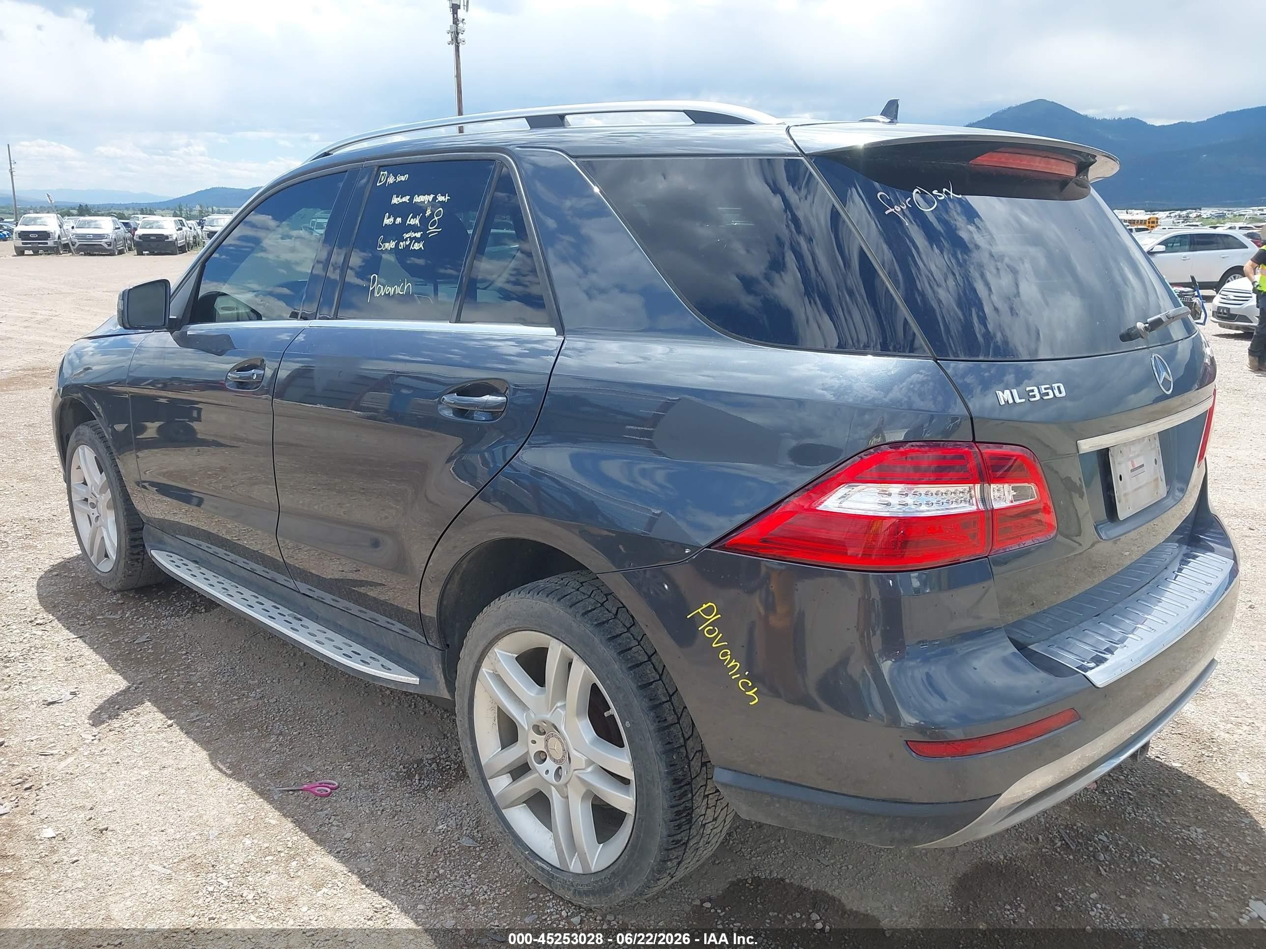 2015 Mercedes-benz Ml 350 4matic Gray vin: 4JGDA5HB5FA442045