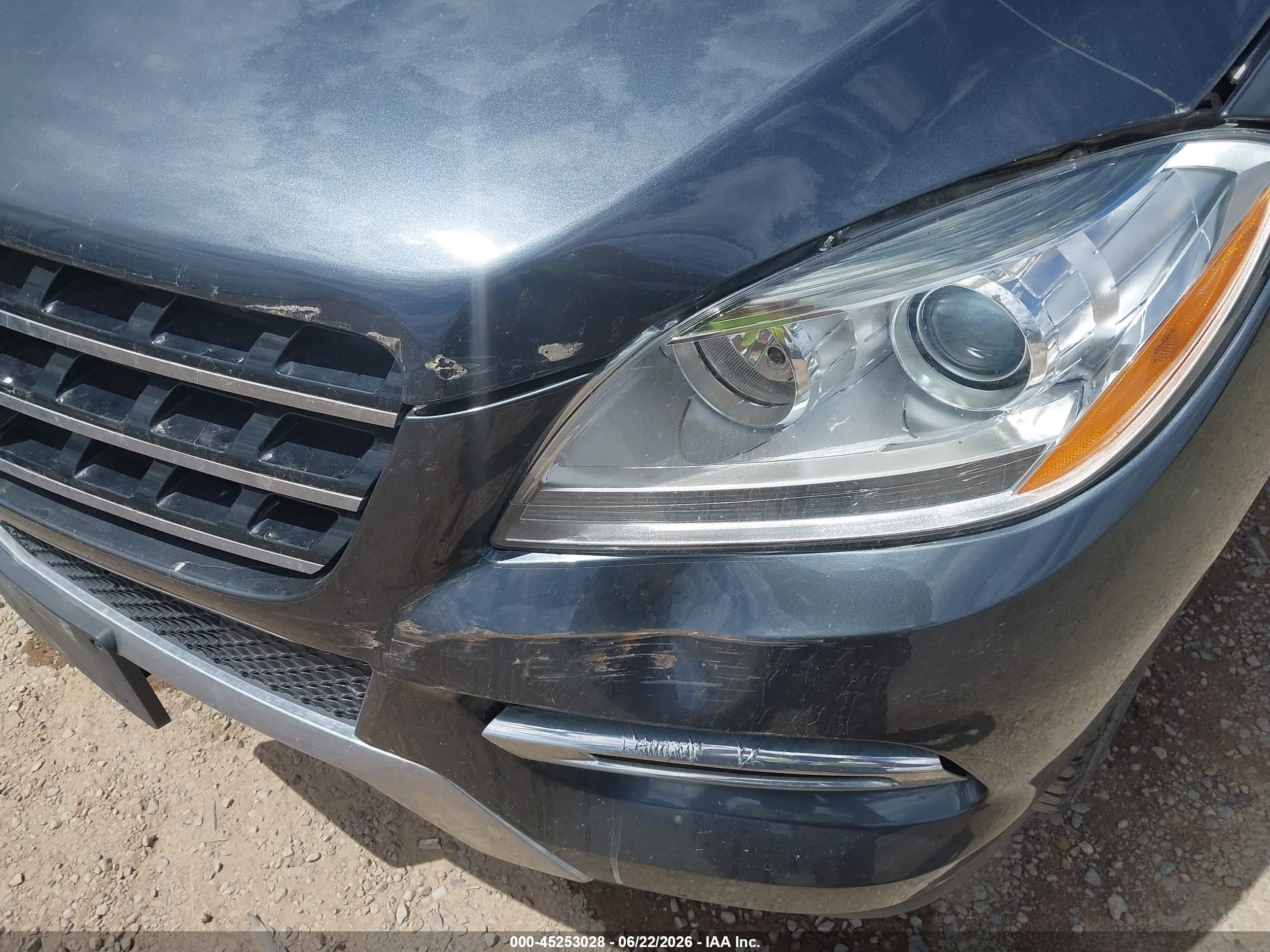 2015 Mercedes-benz Ml 350 4matic Gray vin: 4JGDA5HB5FA442045