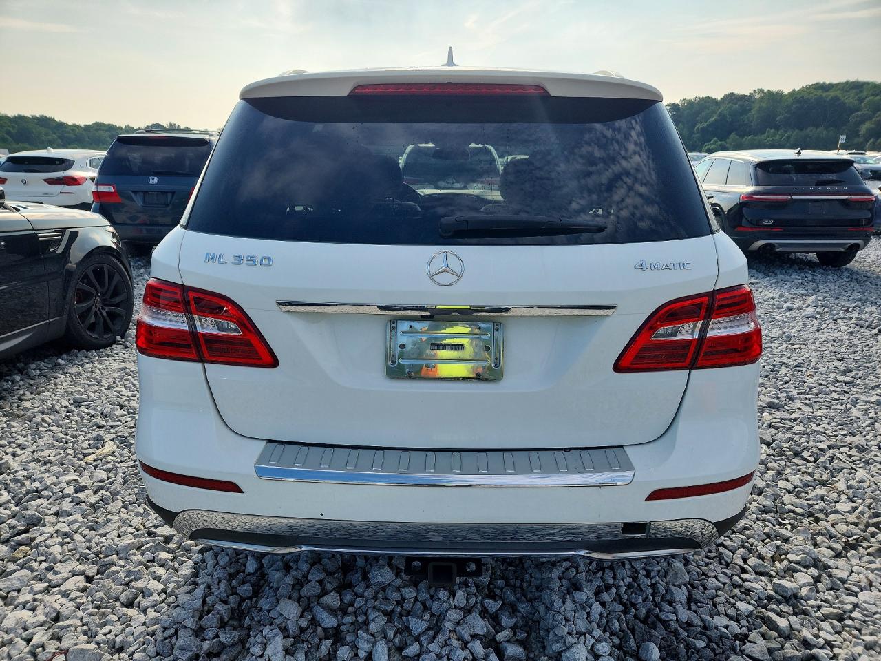 2015 Mercedes-benz Ml 350 4matic White vin: 4JGDA5HB5FA446581