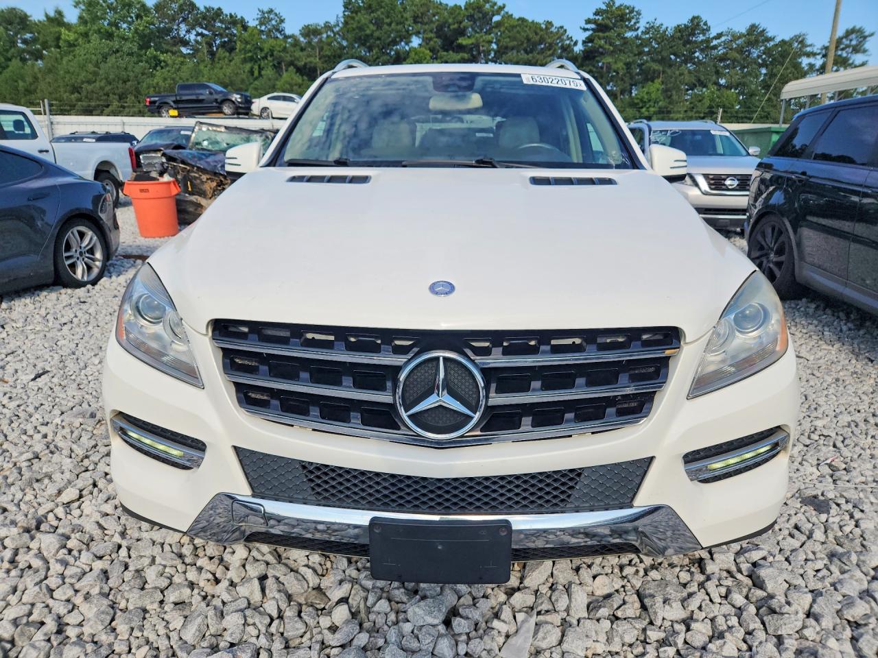 2015 Mercedes-benz Ml 350 4matic White vin: 4JGDA5HB5FA446581