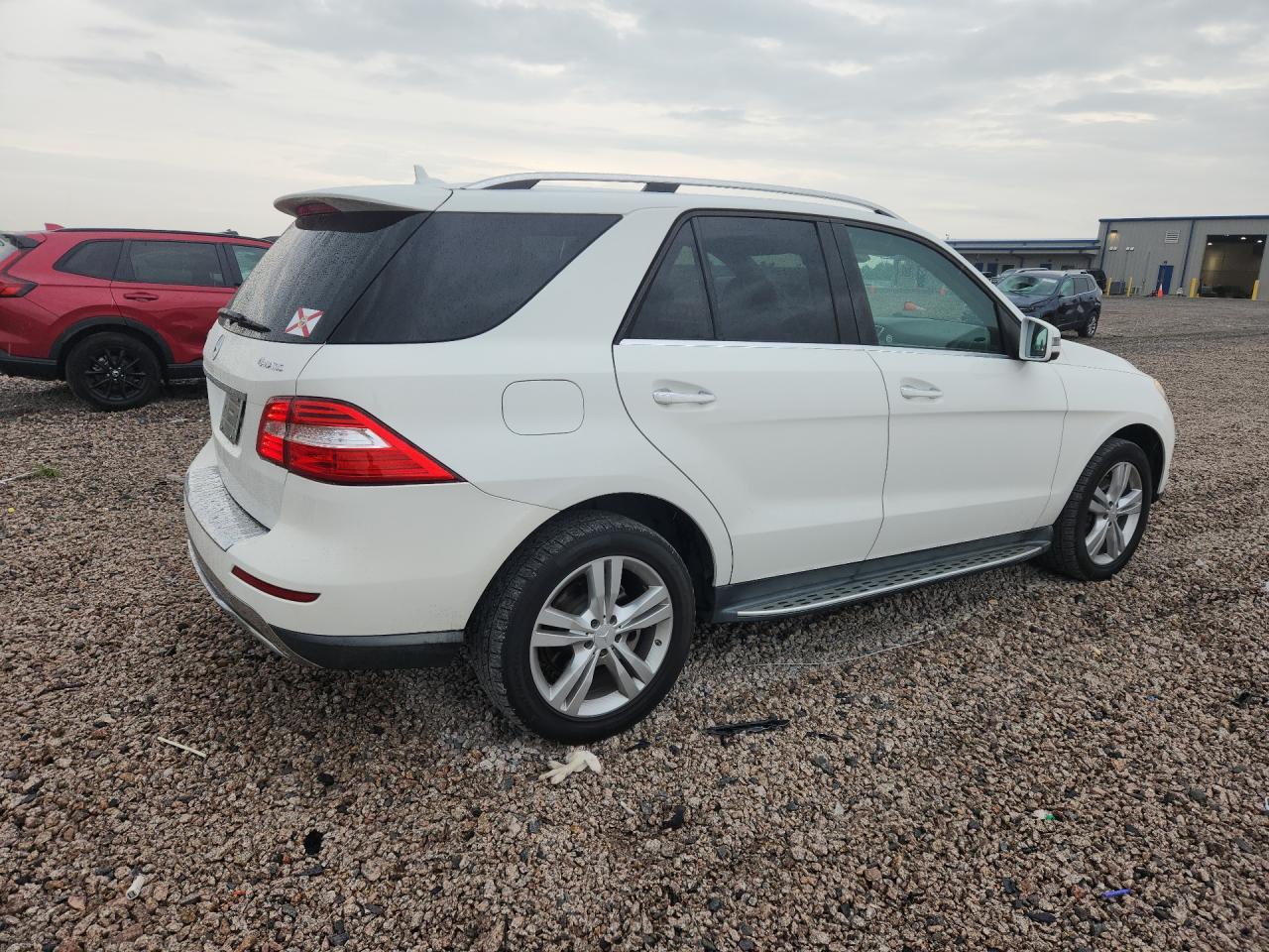 2015 Mercedes-benz Ml 350 4matic White vin: 4JGDA5HB5FA455622