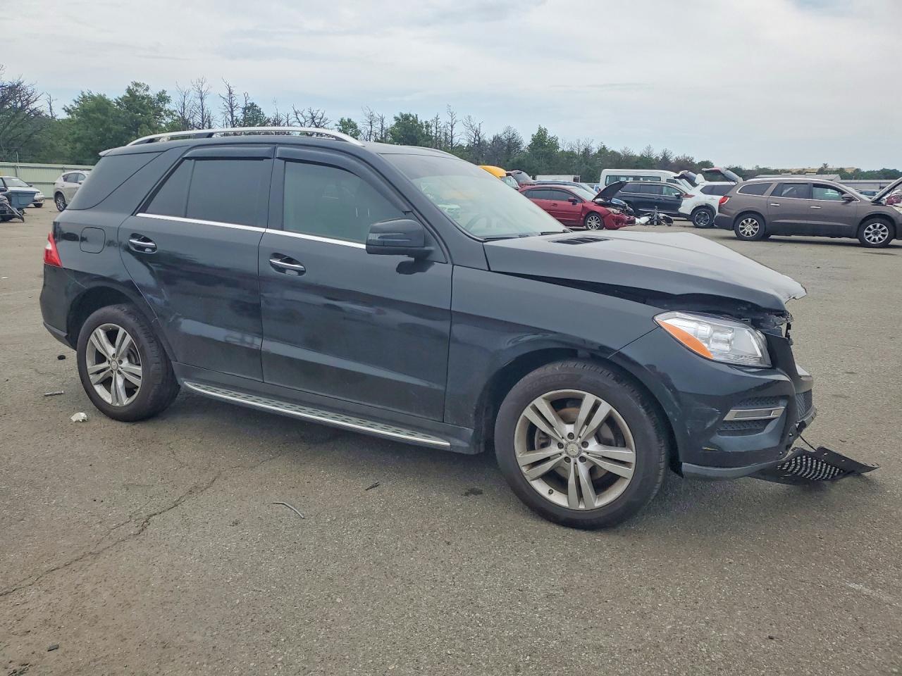 2015 Mercedes-benz Ml 350 4matic Black vin: 4JGDA5HB5FA482867