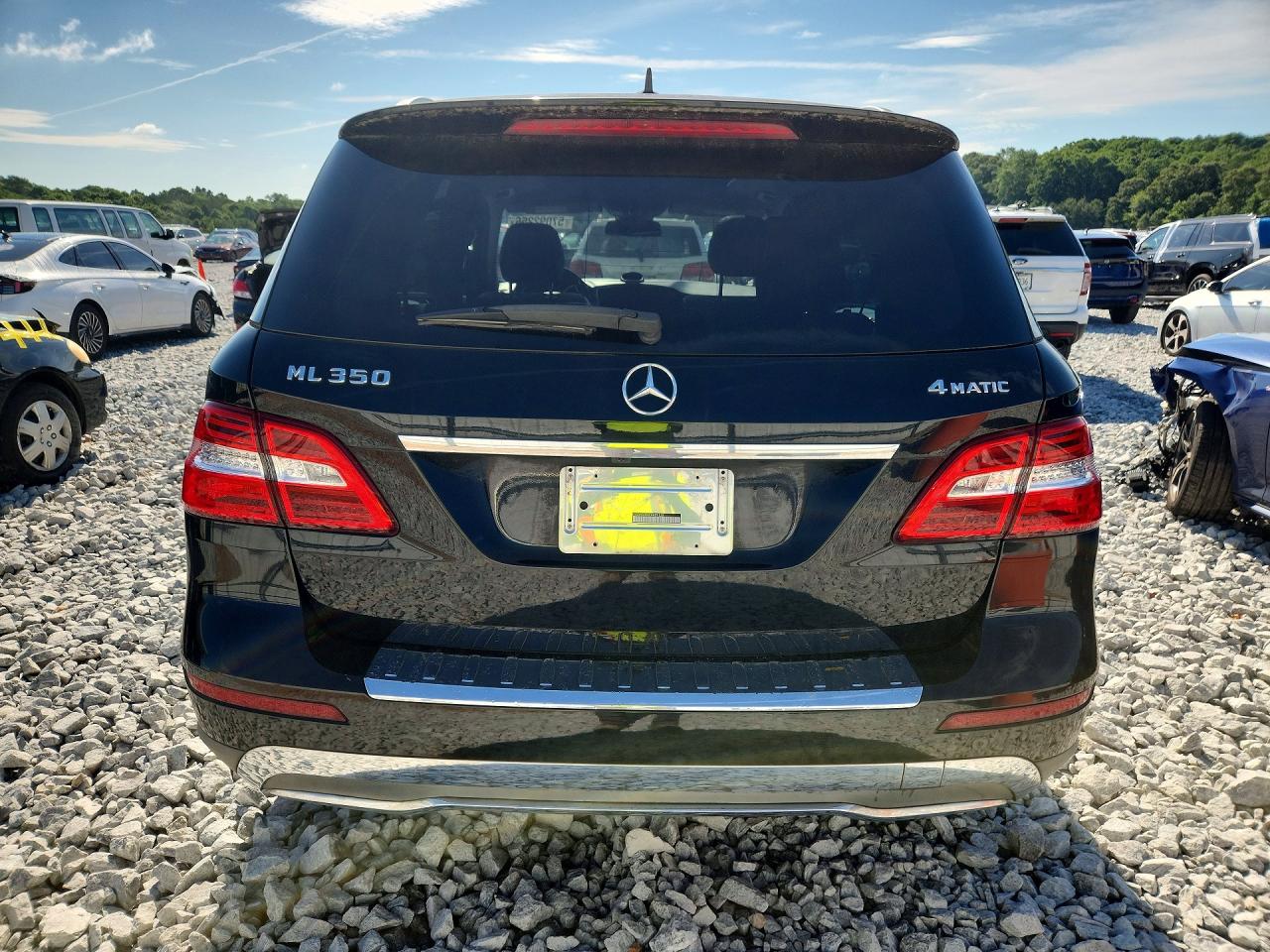 2015 Mercedes-benz Ml 350 4matic Black vin: 4JGDA5HB5FA489138
