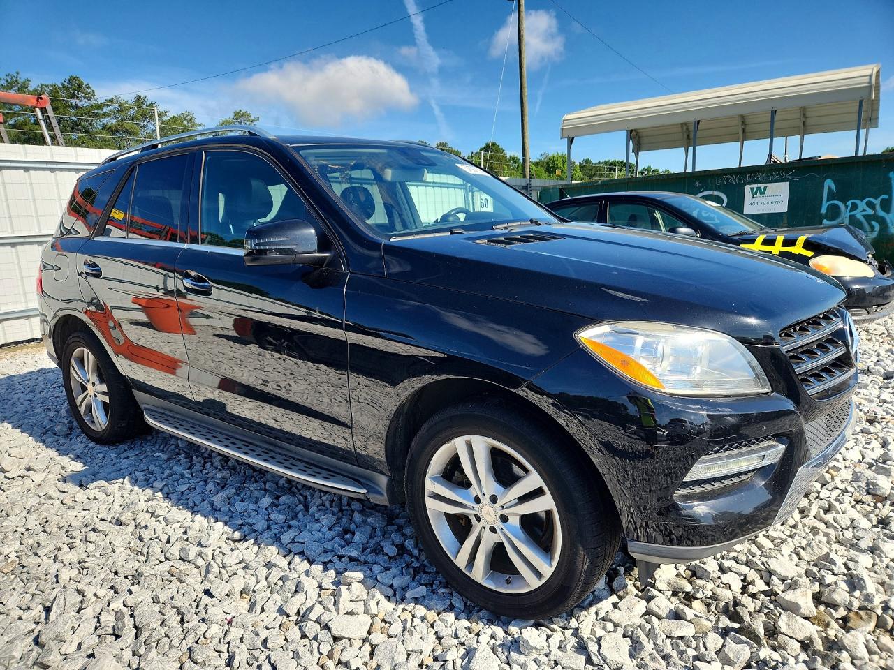 2015 Mercedes-benz Ml 350 4matic Black vin: 4JGDA5HB5FA489138