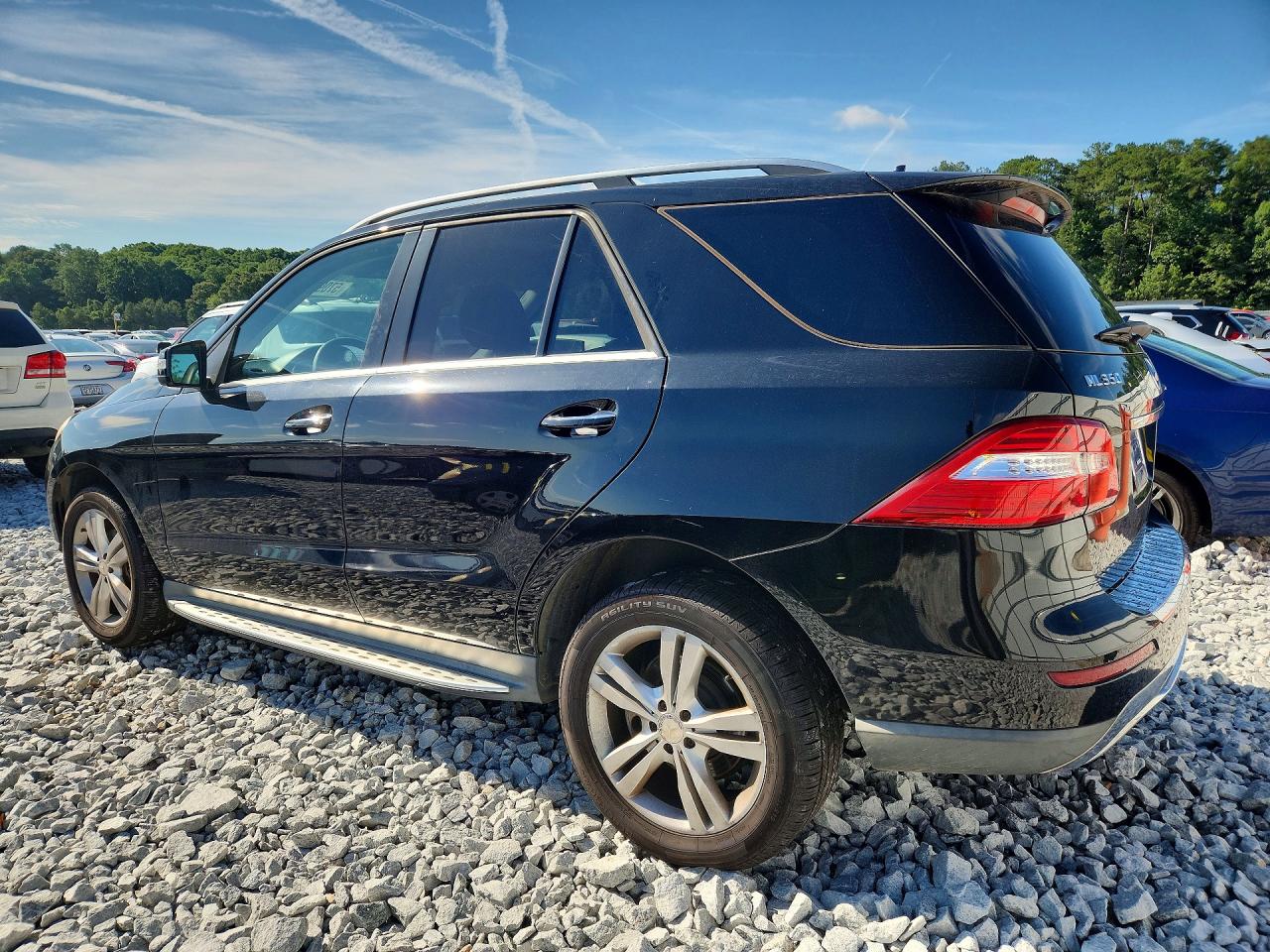 2015 Mercedes-benz Ml 350 4matic Black vin: 4JGDA5HB5FA489138