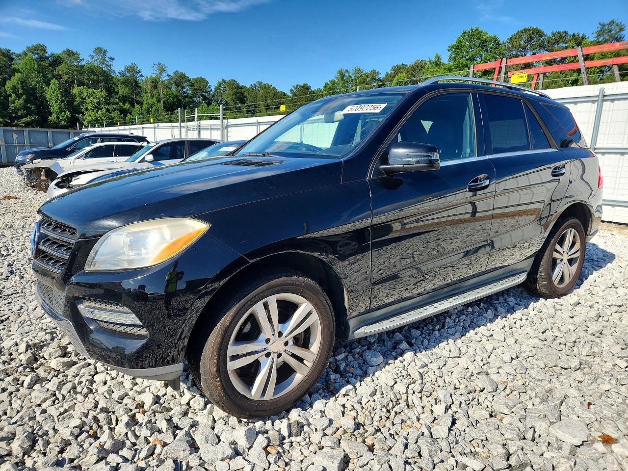 2015 Mercedes-benz Ml 350 4matic Black vin: 4JGDA5HB5FA489138