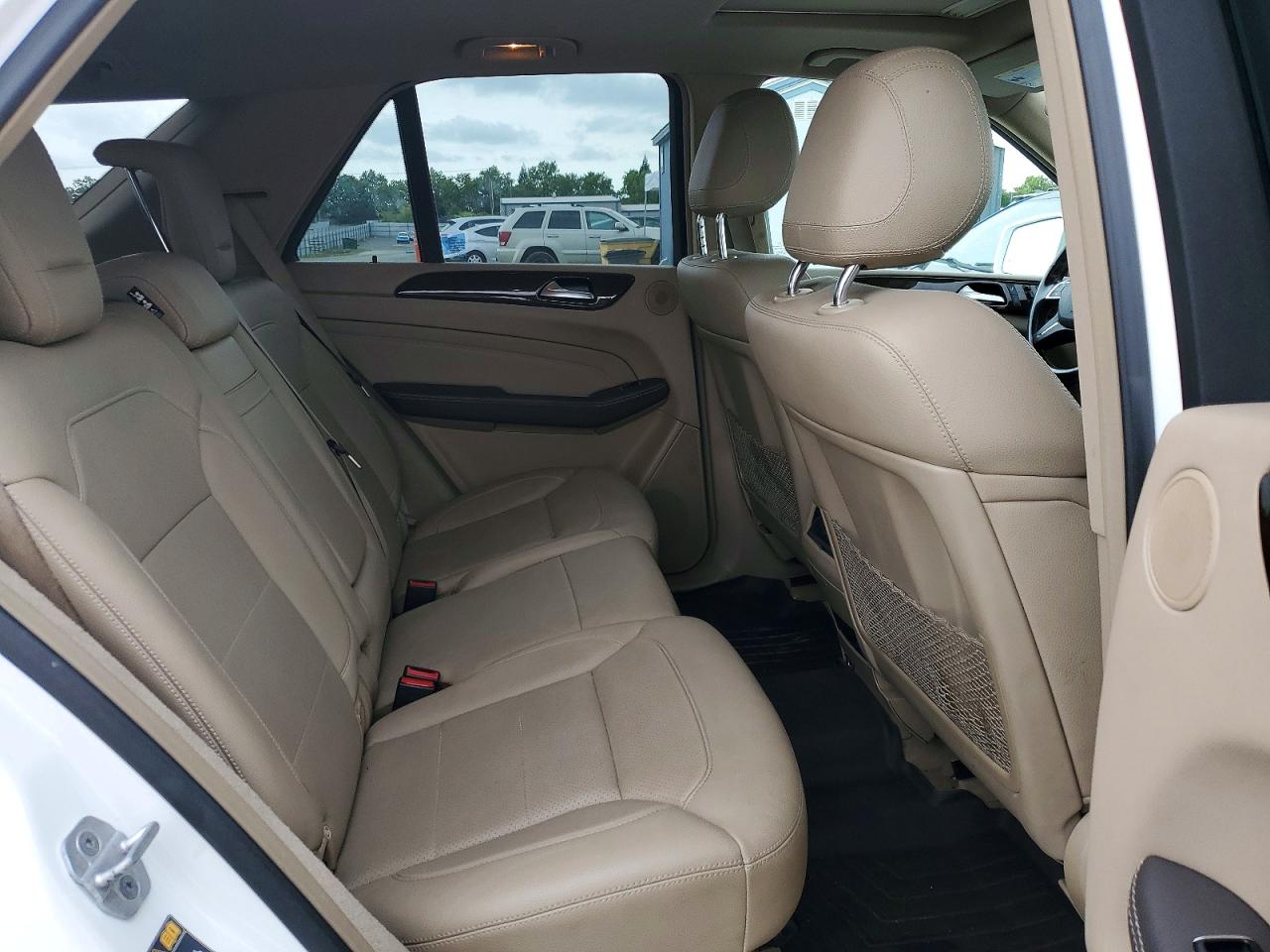 2015 Mercedes-benz Ml 350 4matic Белый vin: 4JGDA5HB5FA605311