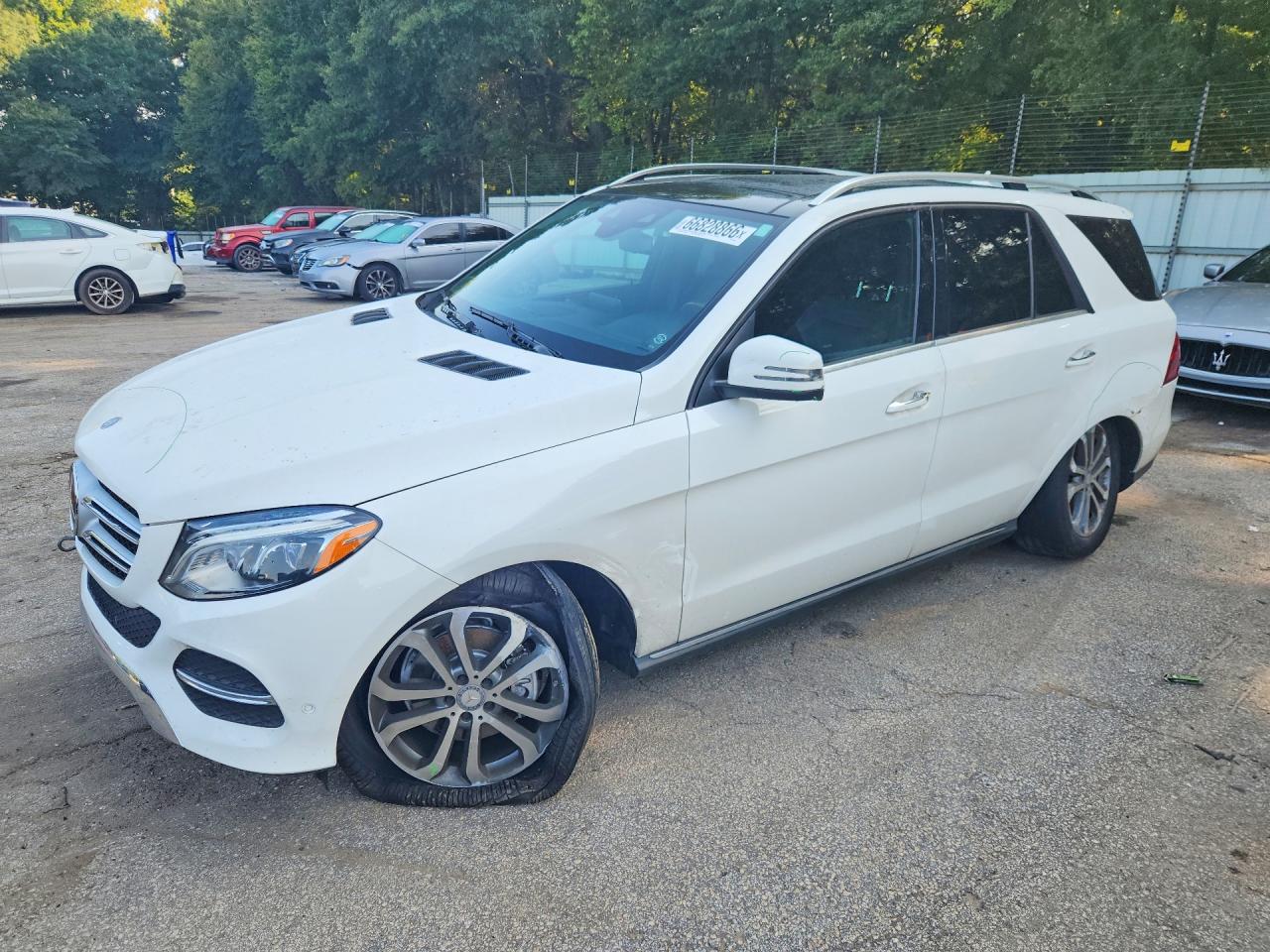 2017 Mercedes-benz Gle 350 4matic Белый vin: 4JGDA5HB5HA815930