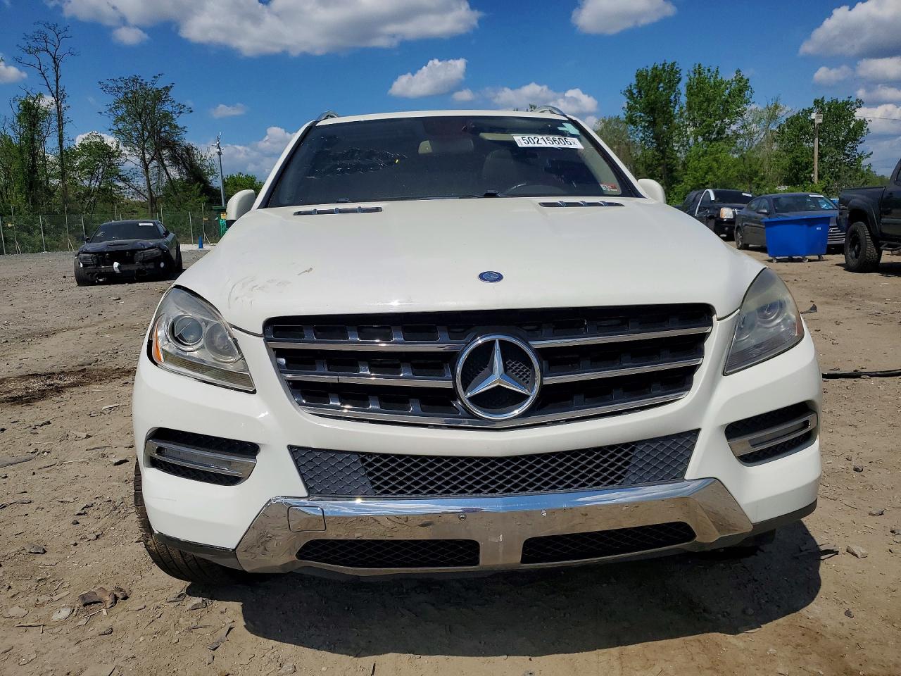 2012 Mercedes-benz Ml 350 4matic White vin: 4JGDA5HB6CA007708