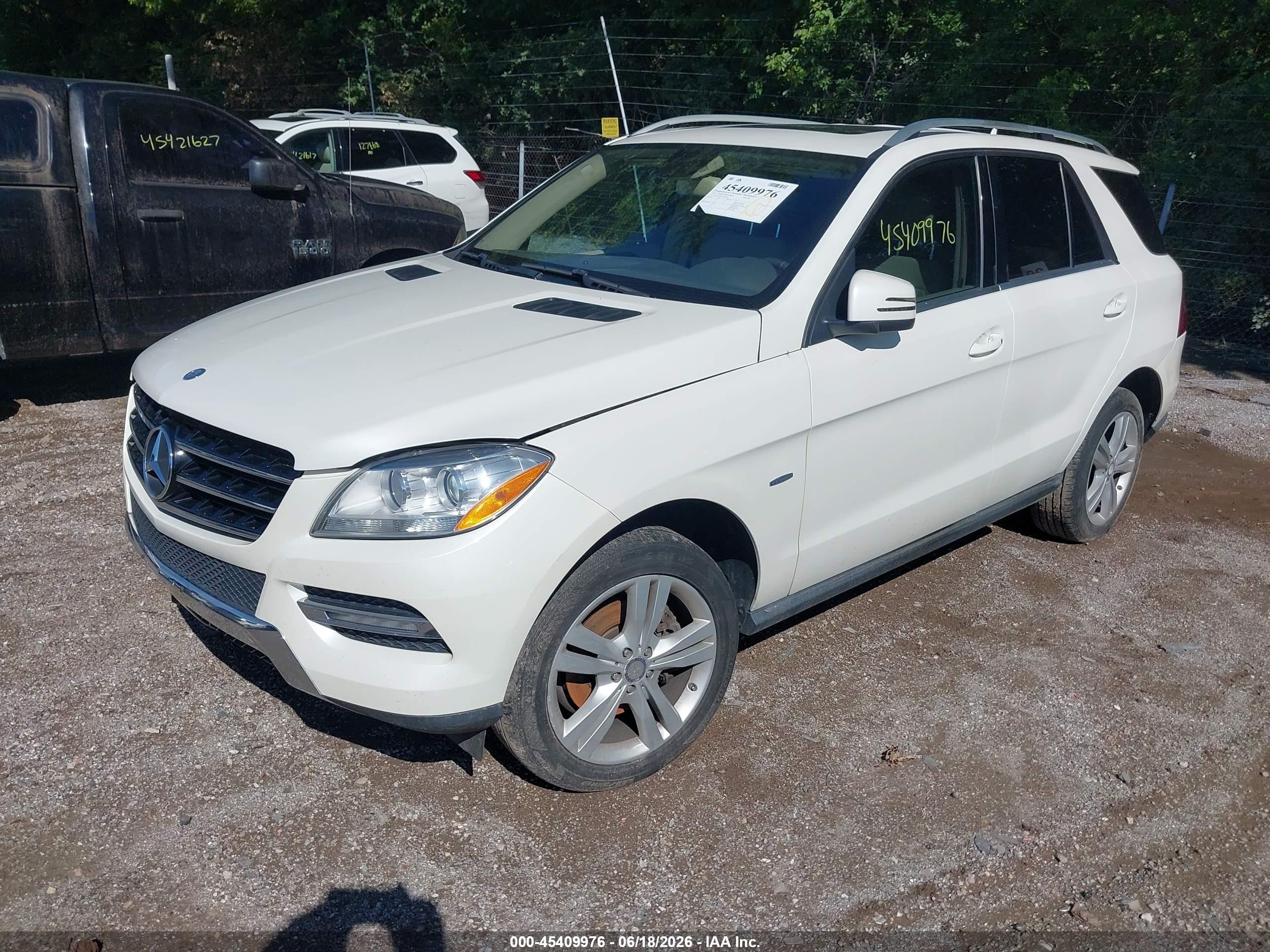 2012 Mercedes-benz Ml 350 4matic Белый vin: 4JGDA5HB6CA023181