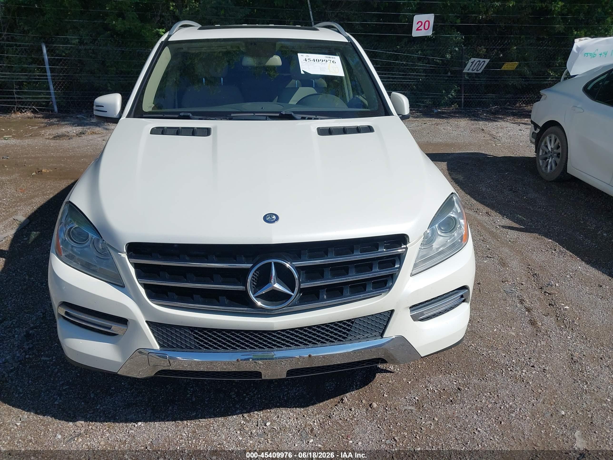 2012 Mercedes-benz Ml 350 4matic Белый vin: 4JGDA5HB6CA023181