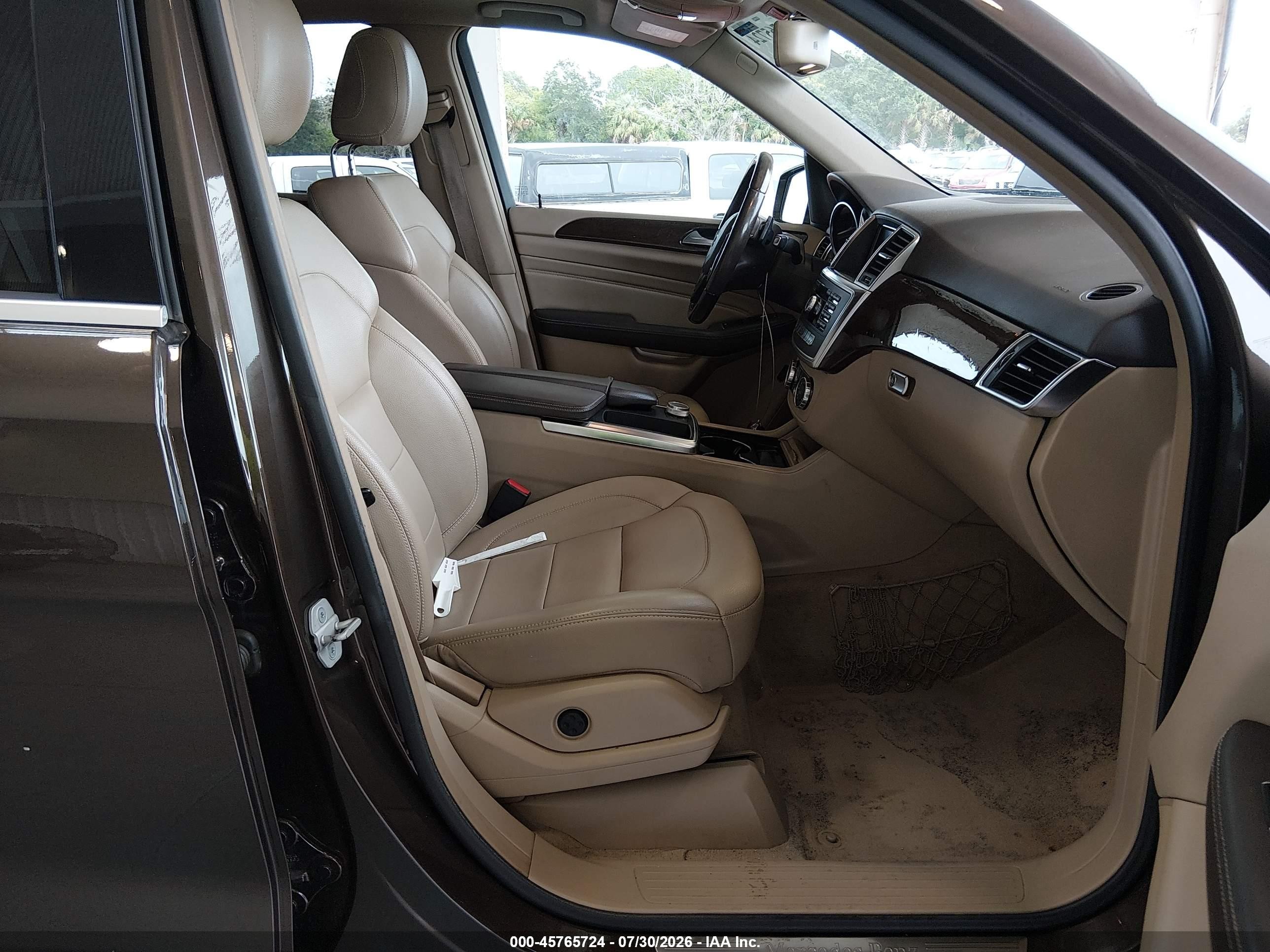 2012 Mercedes-benz Ml 350 4matic Brown vin: 4JGDA5HB6CA025187