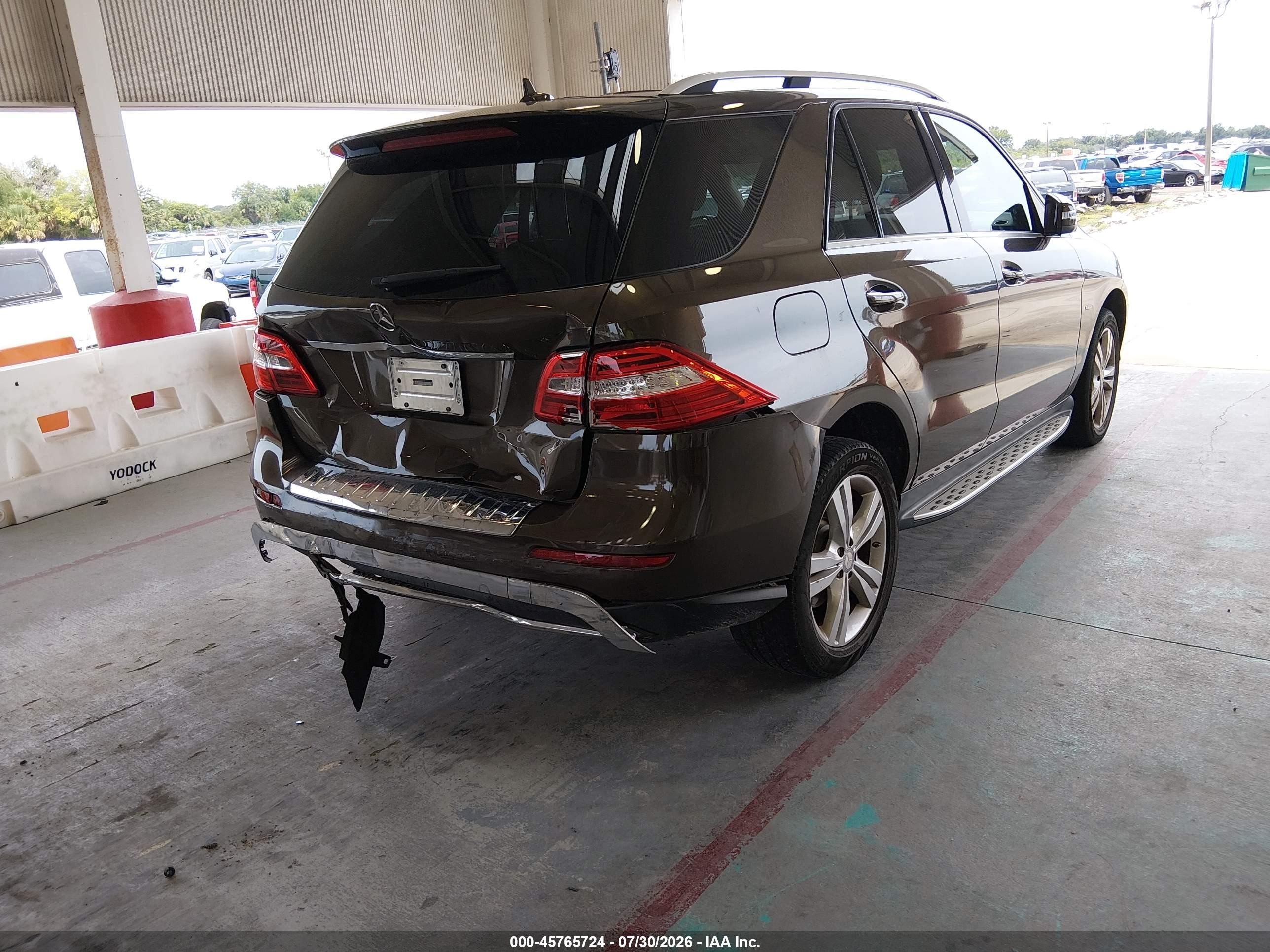2012 Mercedes-benz Ml 350 4matic Brown vin: 4JGDA5HB6CA025187