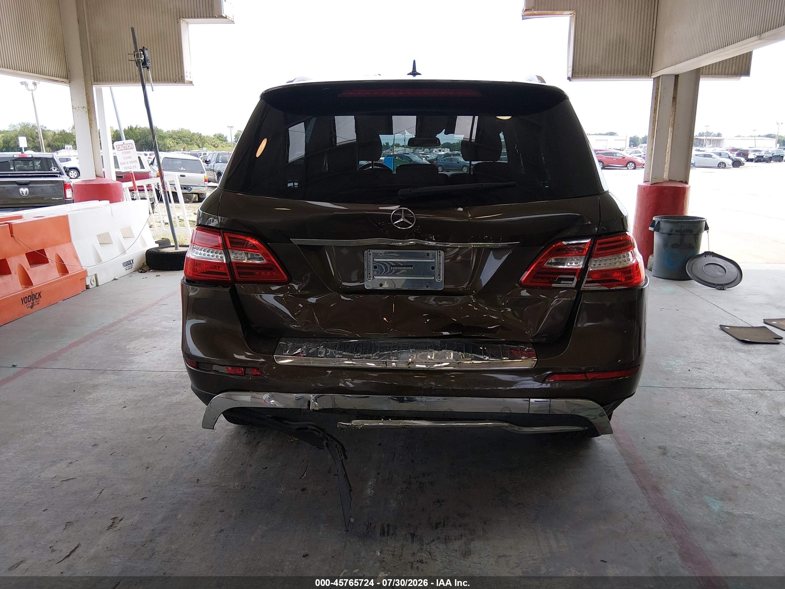 2012 Mercedes-benz Ml 350 4matic Brown vin: 4JGDA5HB6CA025187