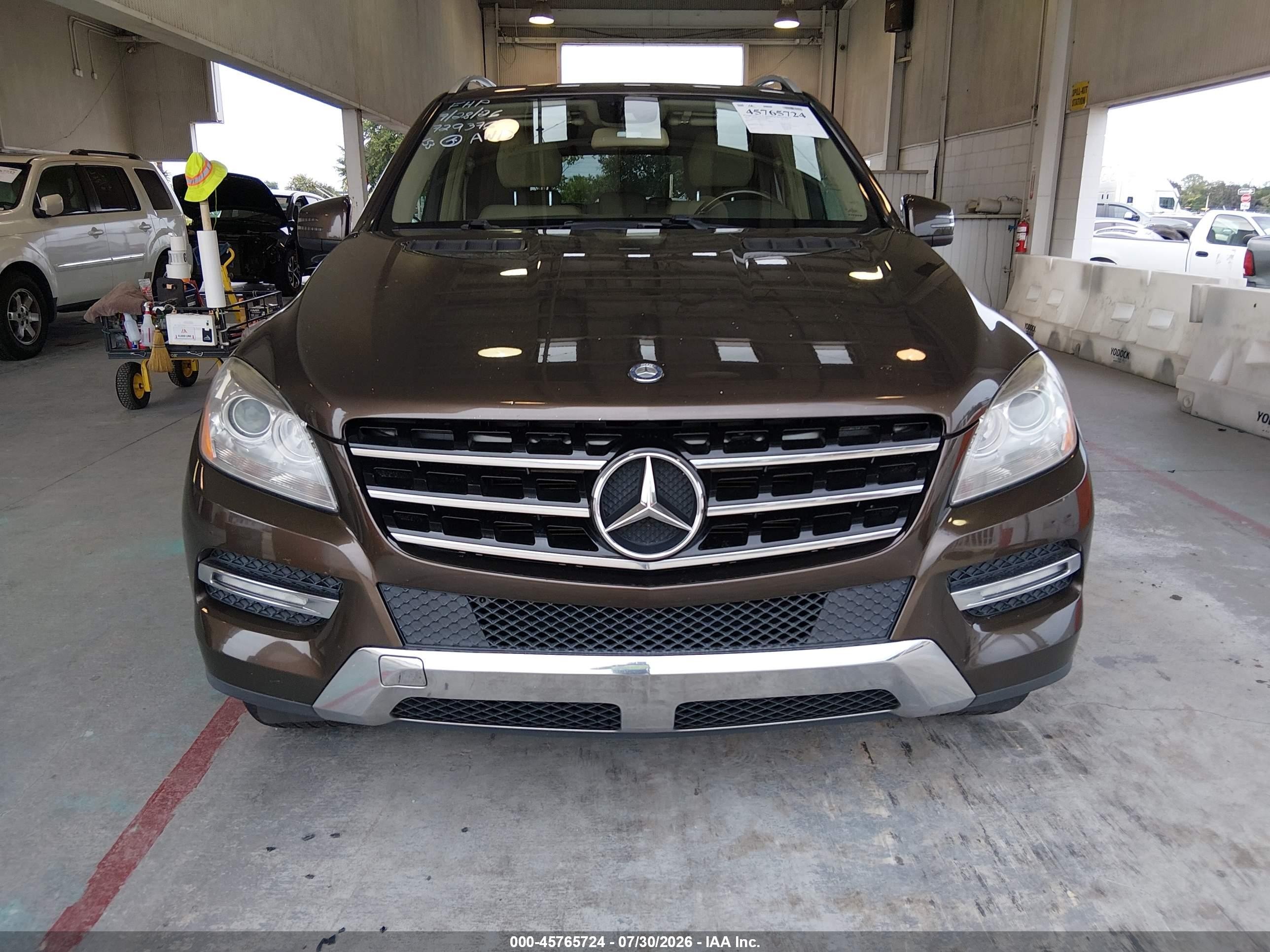 2012 Mercedes-benz Ml 350 4matic Brown vin: 4JGDA5HB6CA025187