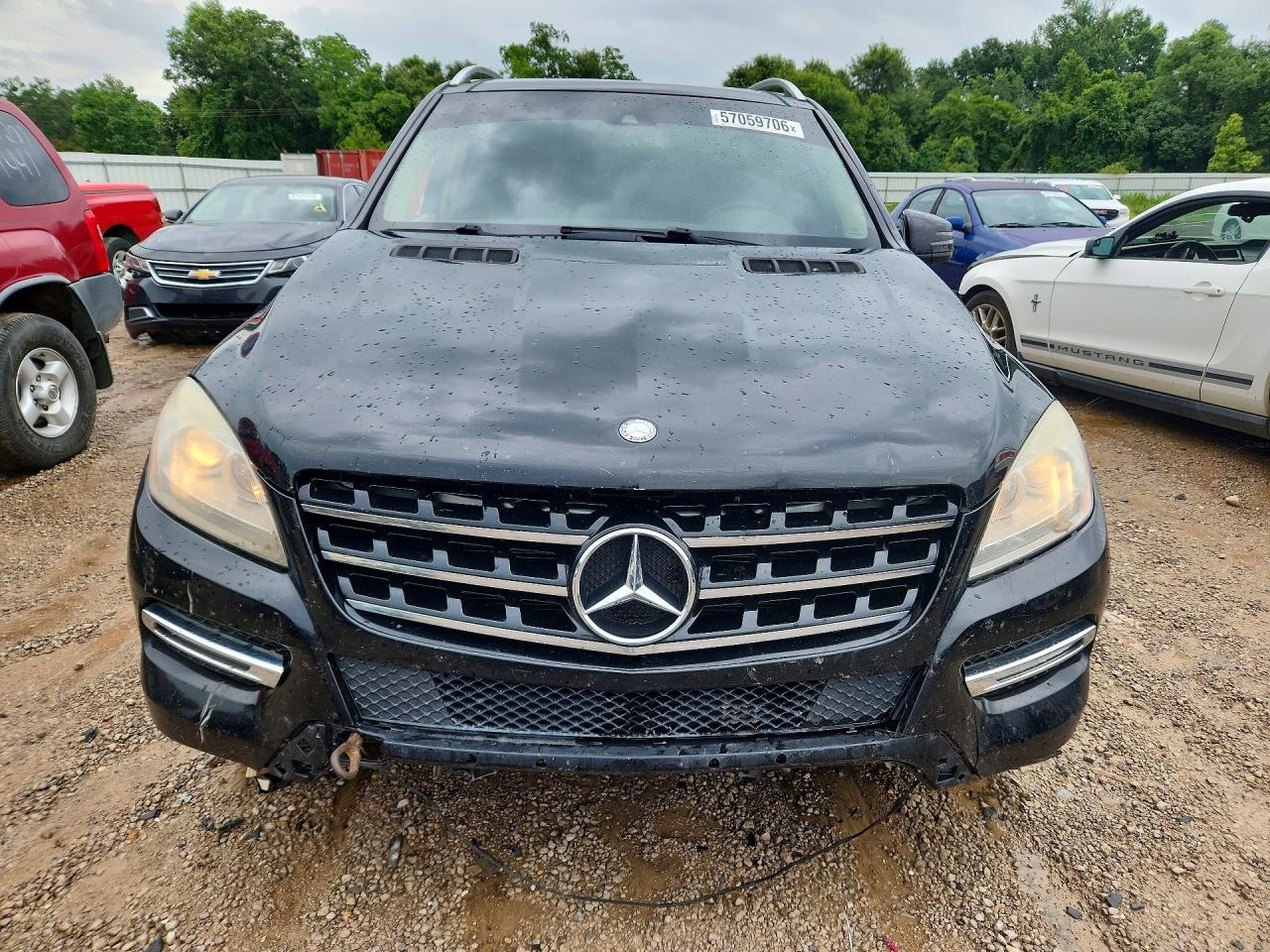 2012 Mercedes-benz Ml 350 4matic Black vin: 4JGDA5HB6CA056388