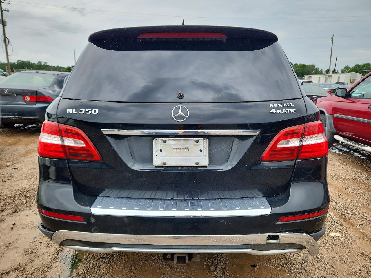 2012 Mercedes-benz Ml 350 4matic Black vin: 4JGDA5HB6CA056388