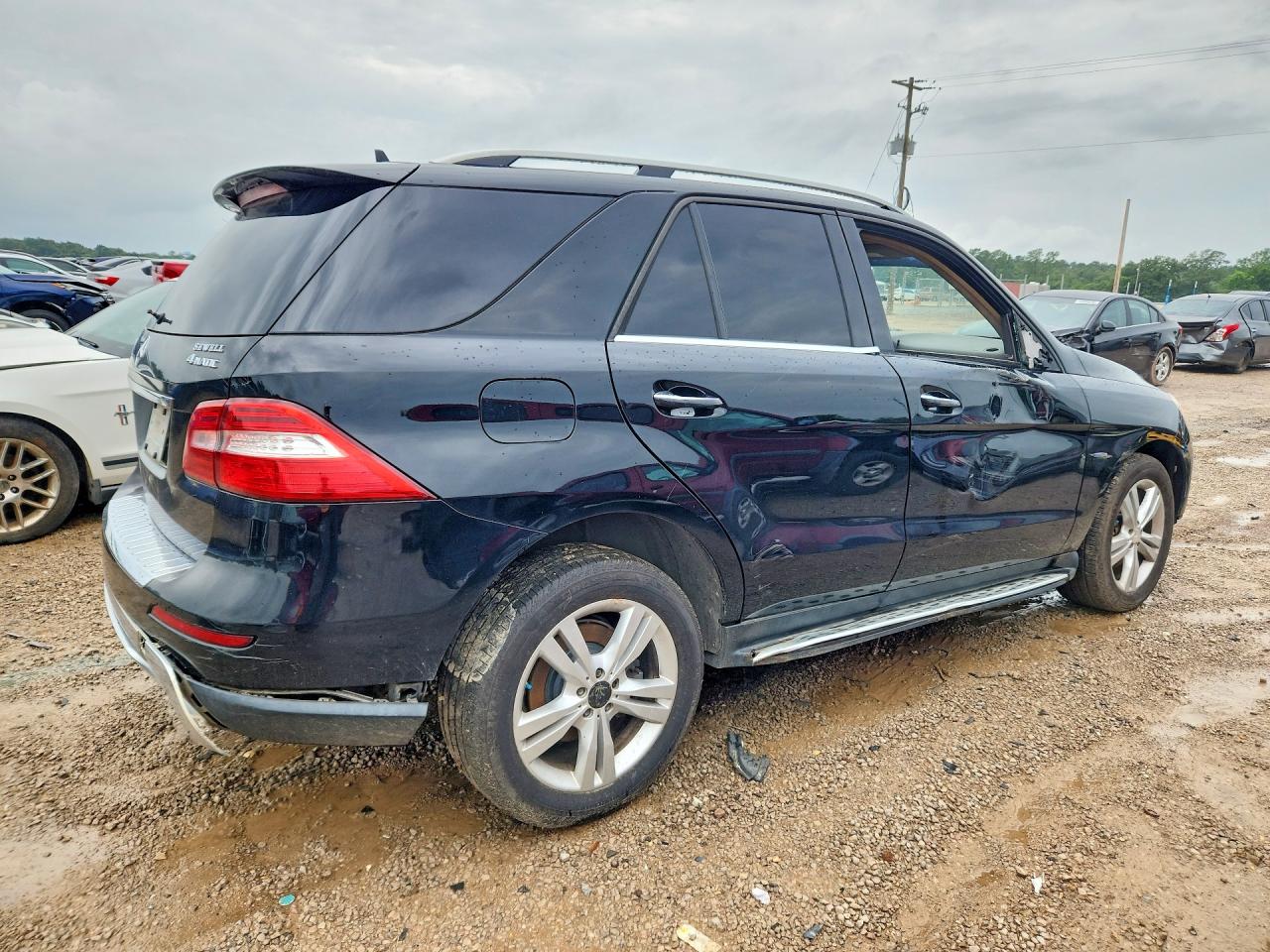 2012 Mercedes-benz Ml 350 4matic Black vin: 4JGDA5HB6CA056388