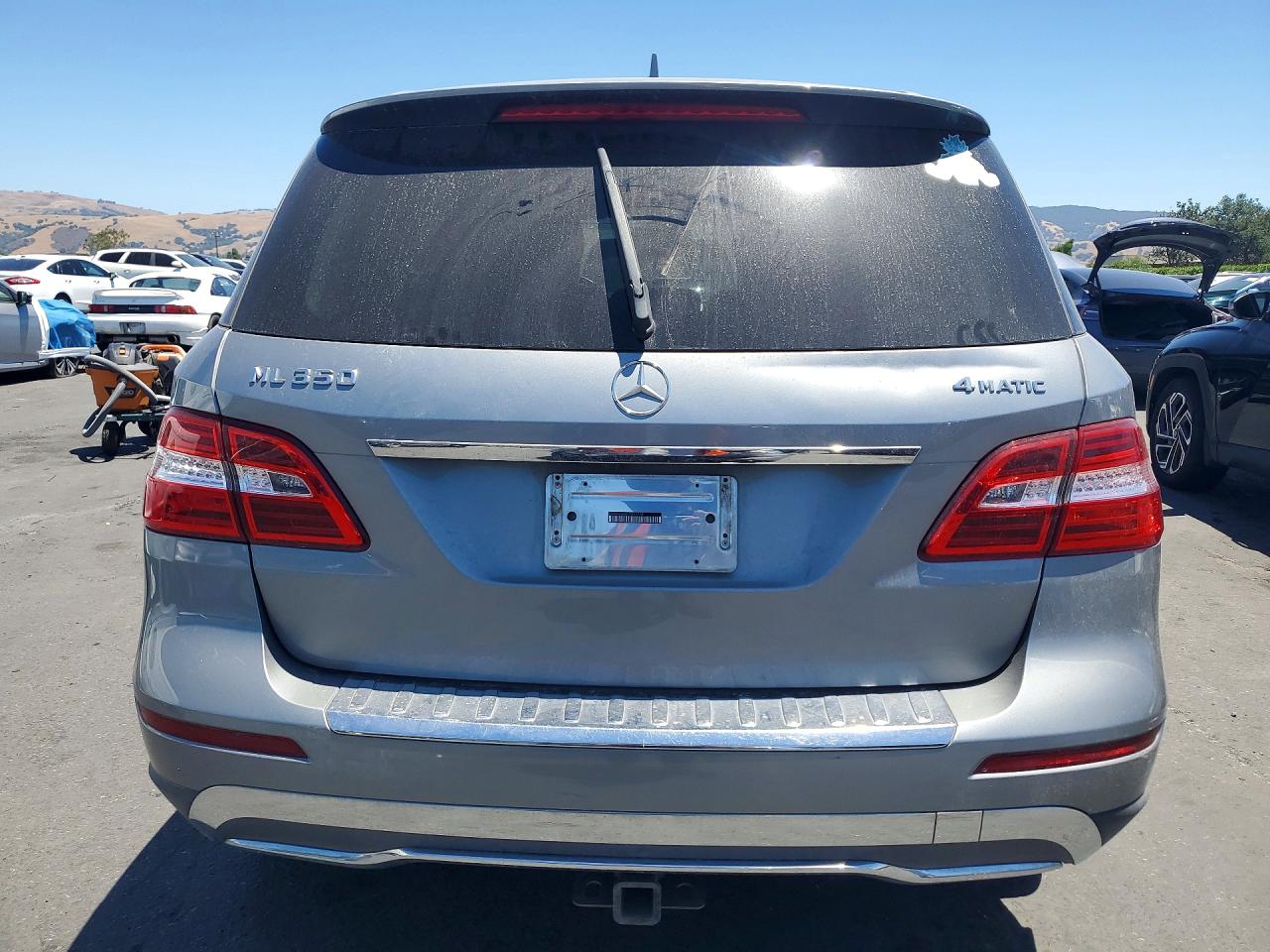 2012 Mercedes-benz Ml 350 4matic Silver vin: 4JGDA5HB6CA057718