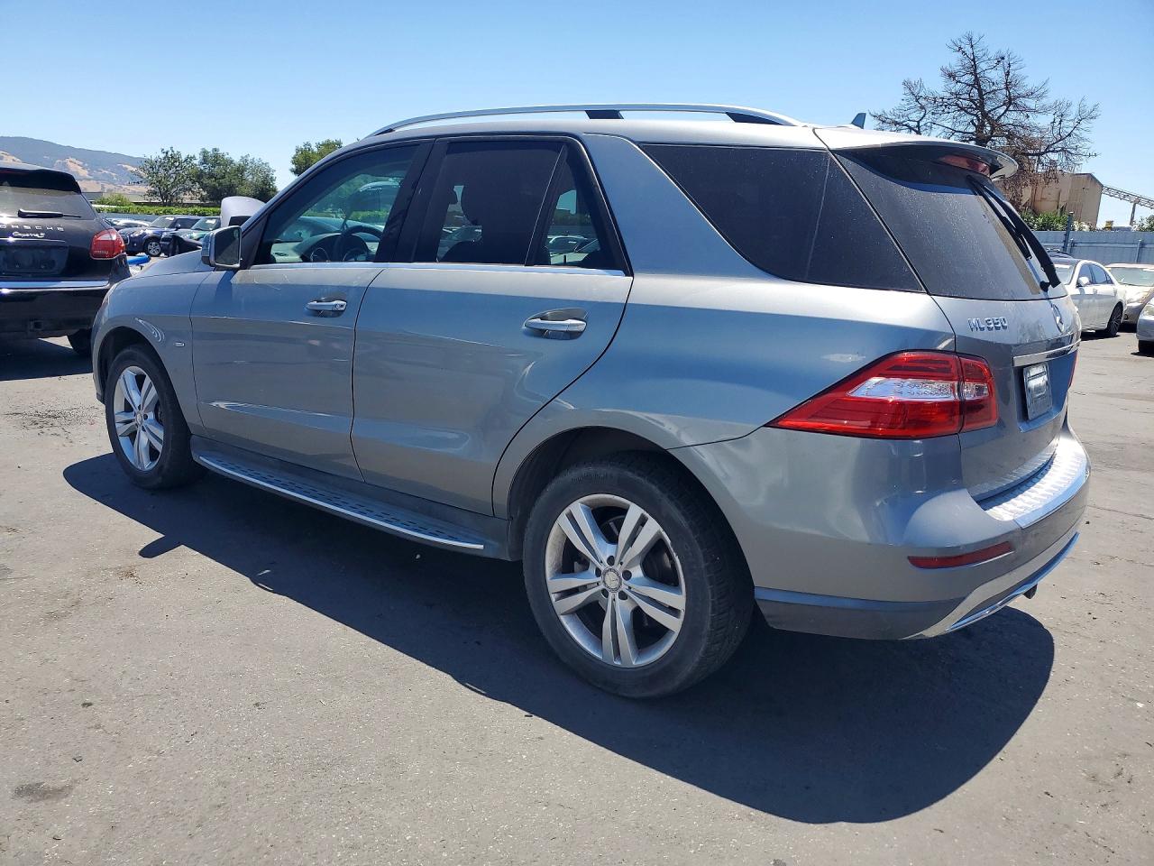 2012 Mercedes-benz Ml 350 4matic Silver vin: 4JGDA5HB6CA057718