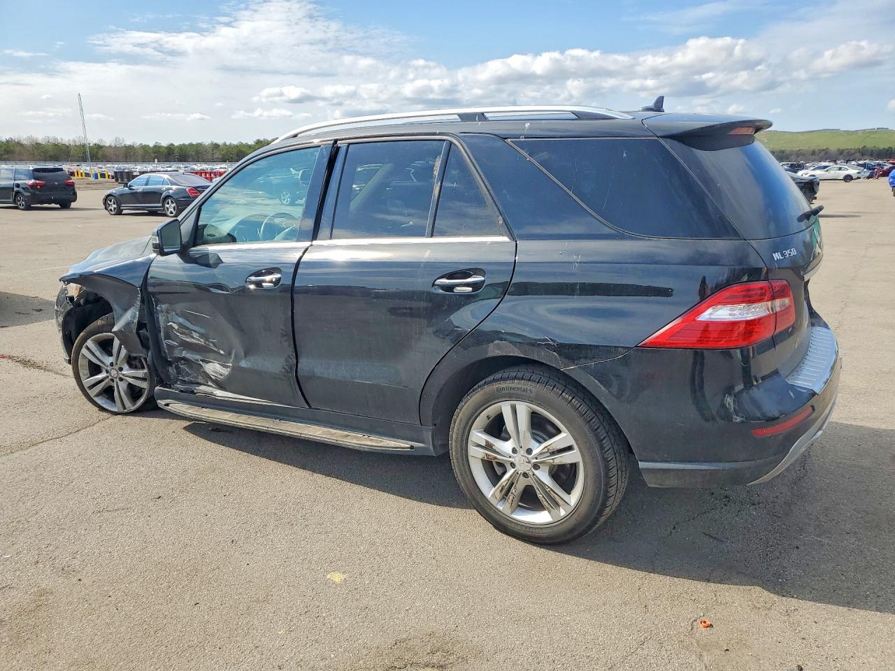 2013 Mercedes-benz Ml 350 4matic Black vin: 4JGDA5HB6DA120138