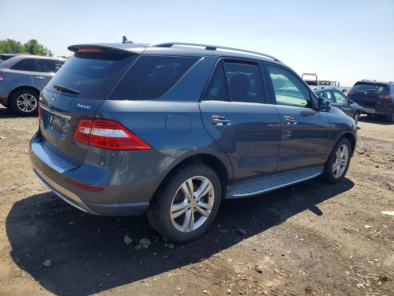 2013 Mercedes-benz Ml 350 4matic Gray vin: 4JGDA5HB6DA123461