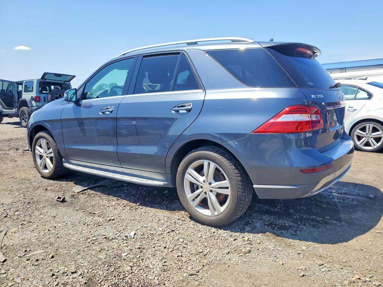 2013 Mercedes-benz Ml 350 4matic Gray vin: 4JGDA5HB6DA123461