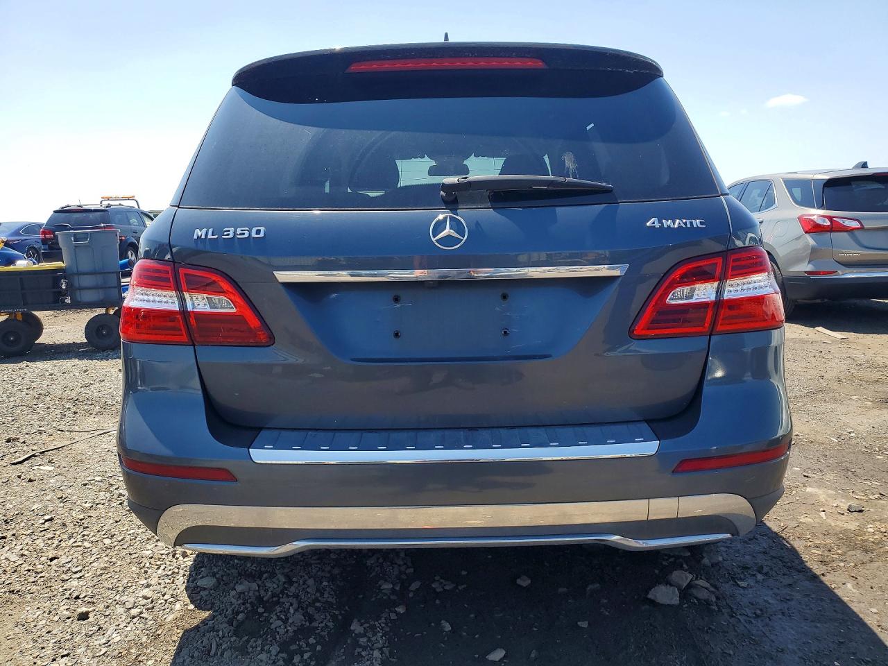 2013 Mercedes-benz Ml 350 4matic Gray vin: 4JGDA5HB6DA123461